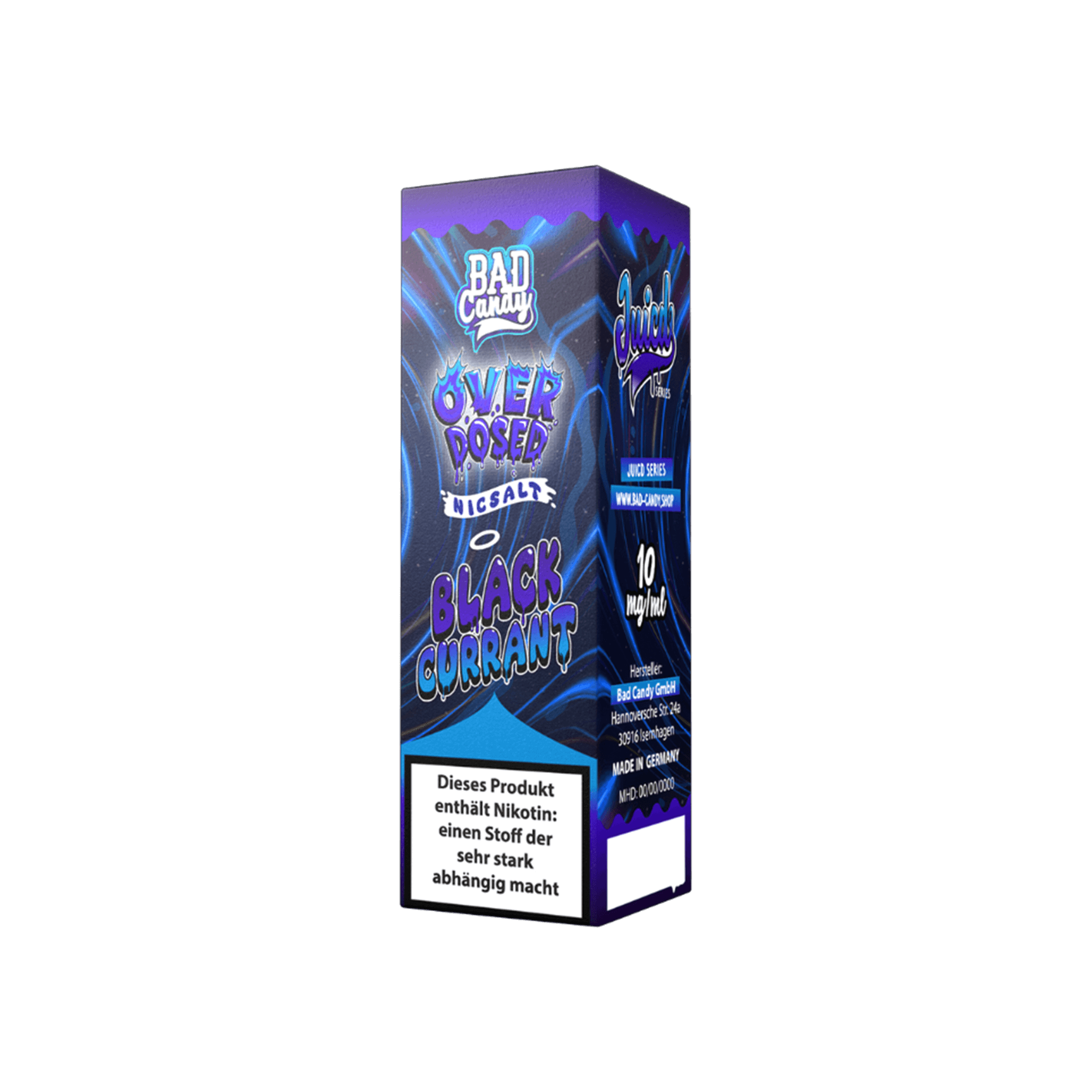 Bad Candy Juicd Blackcurrant 10 ml NicSalt Liquid 10 mg