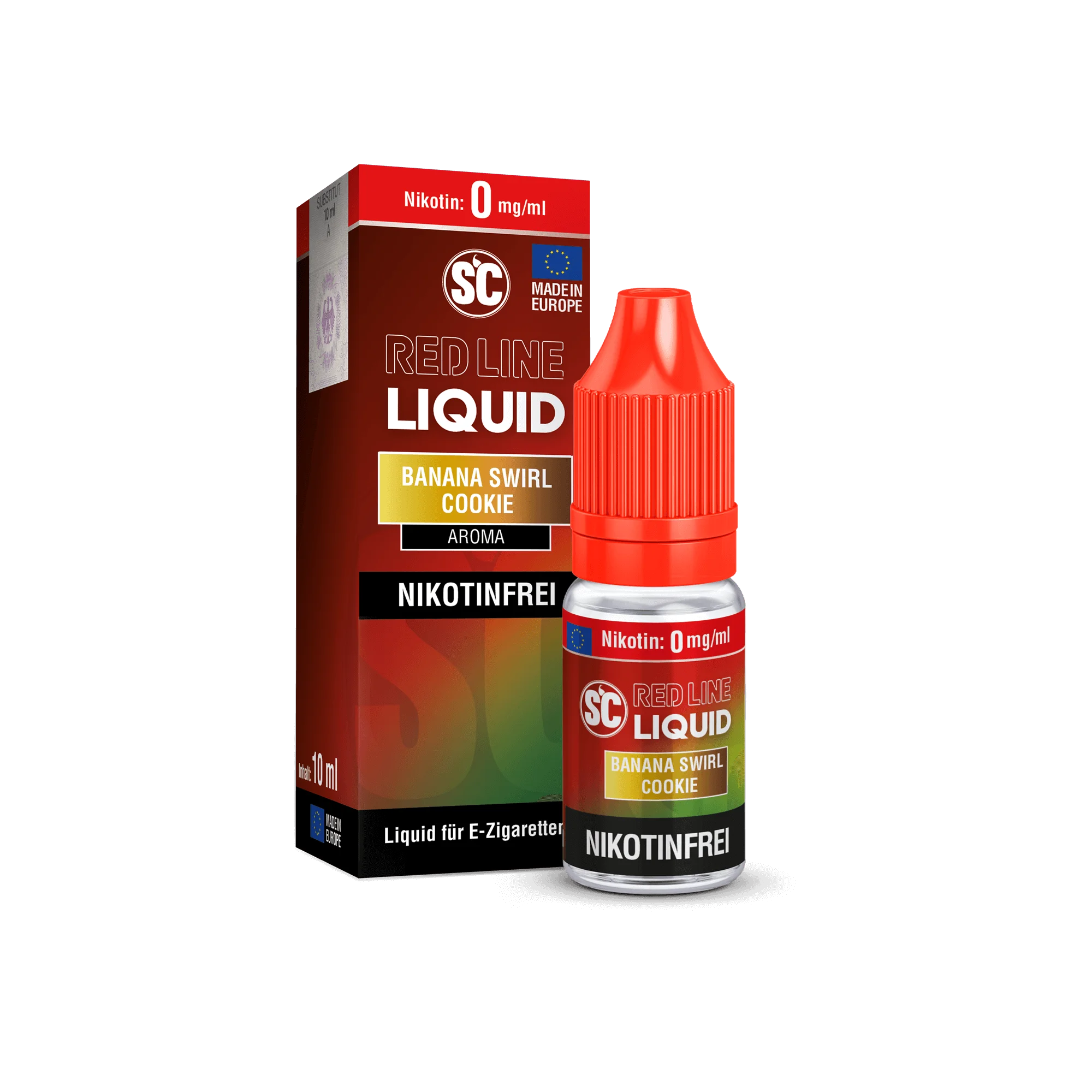 SC Red Line Banana Swirl Cookie 10 ml Nikotinsalz Liquid