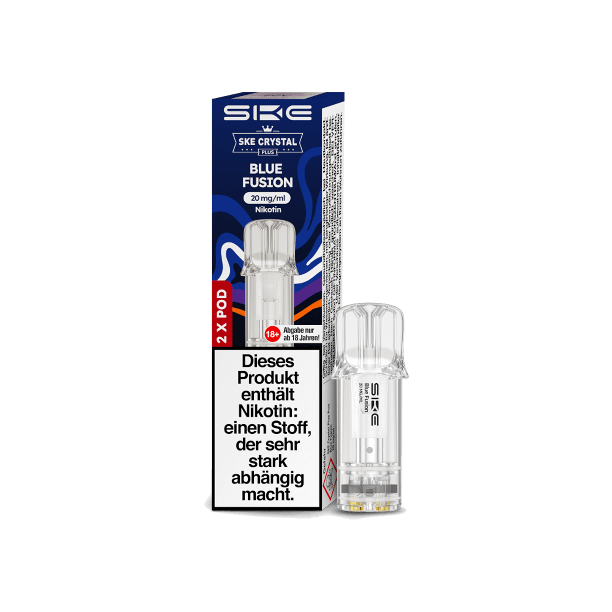 SKE Crystal Plus Pods Blue Fusion 20 mg