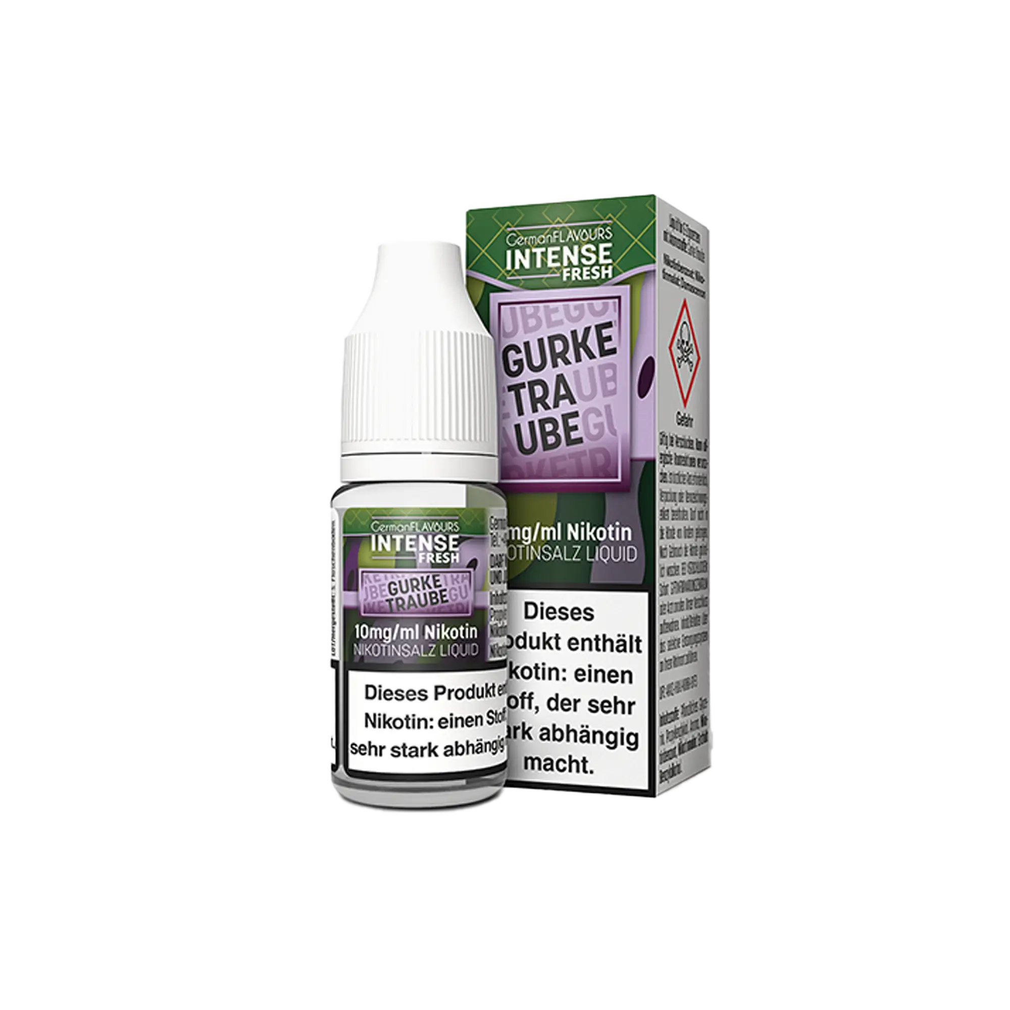Intense Fresh Gurke Traube 10 ml Nikotinsalz Liquid