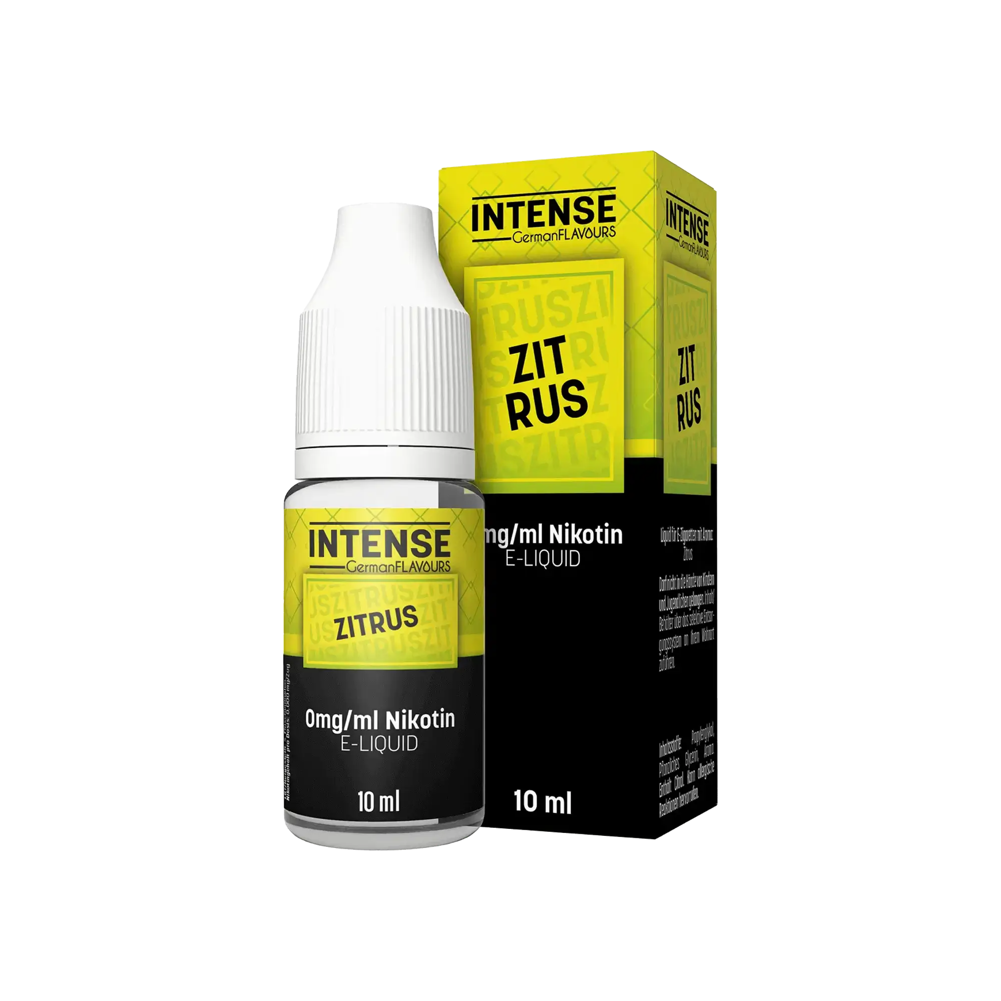 Intense Zitrus 10 ml Nikotinsalz Liquid - 0 mg