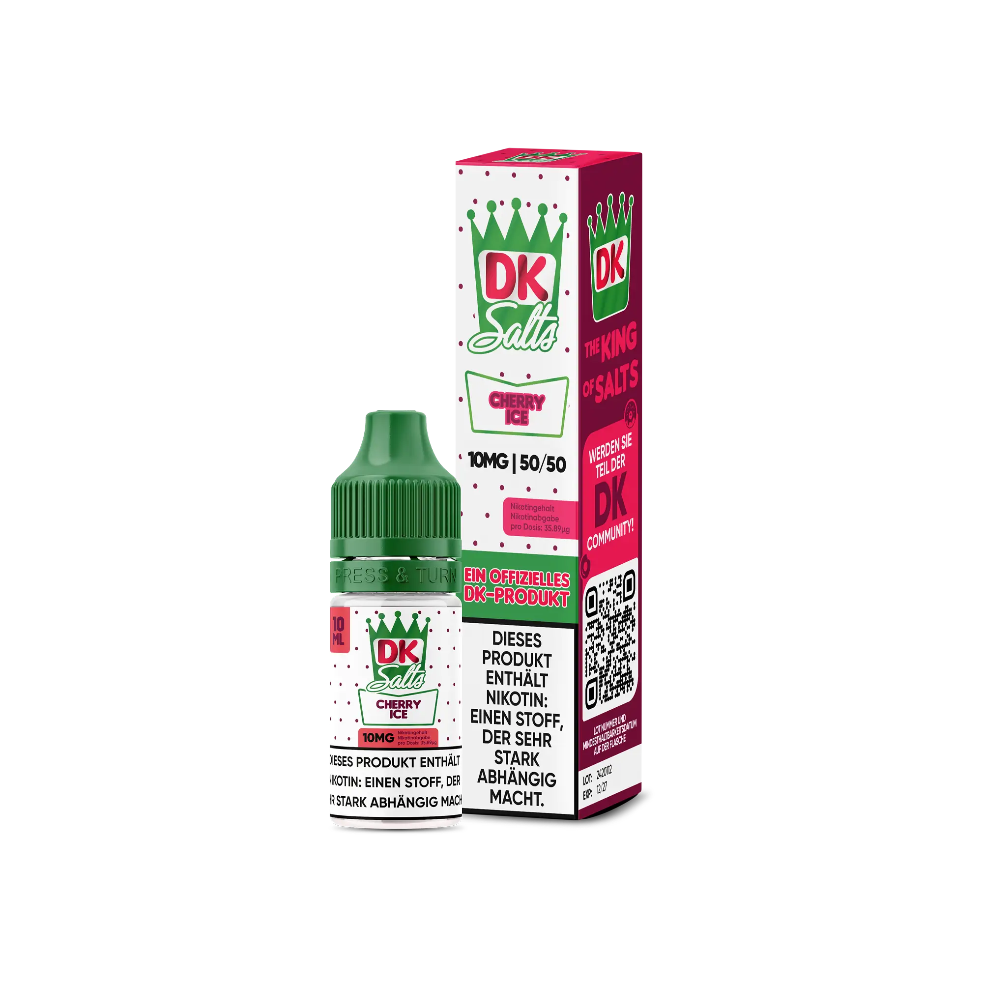 DK Salts Cherry Ice 10 ml Nikotinsalz Liquid