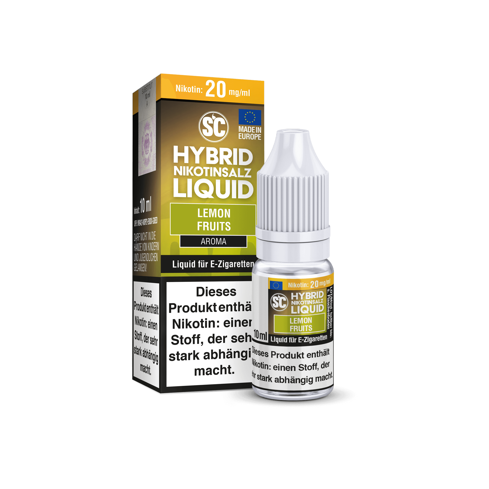 SC Lemon Fruits Hybrid 10 ml NicSalt Liquid