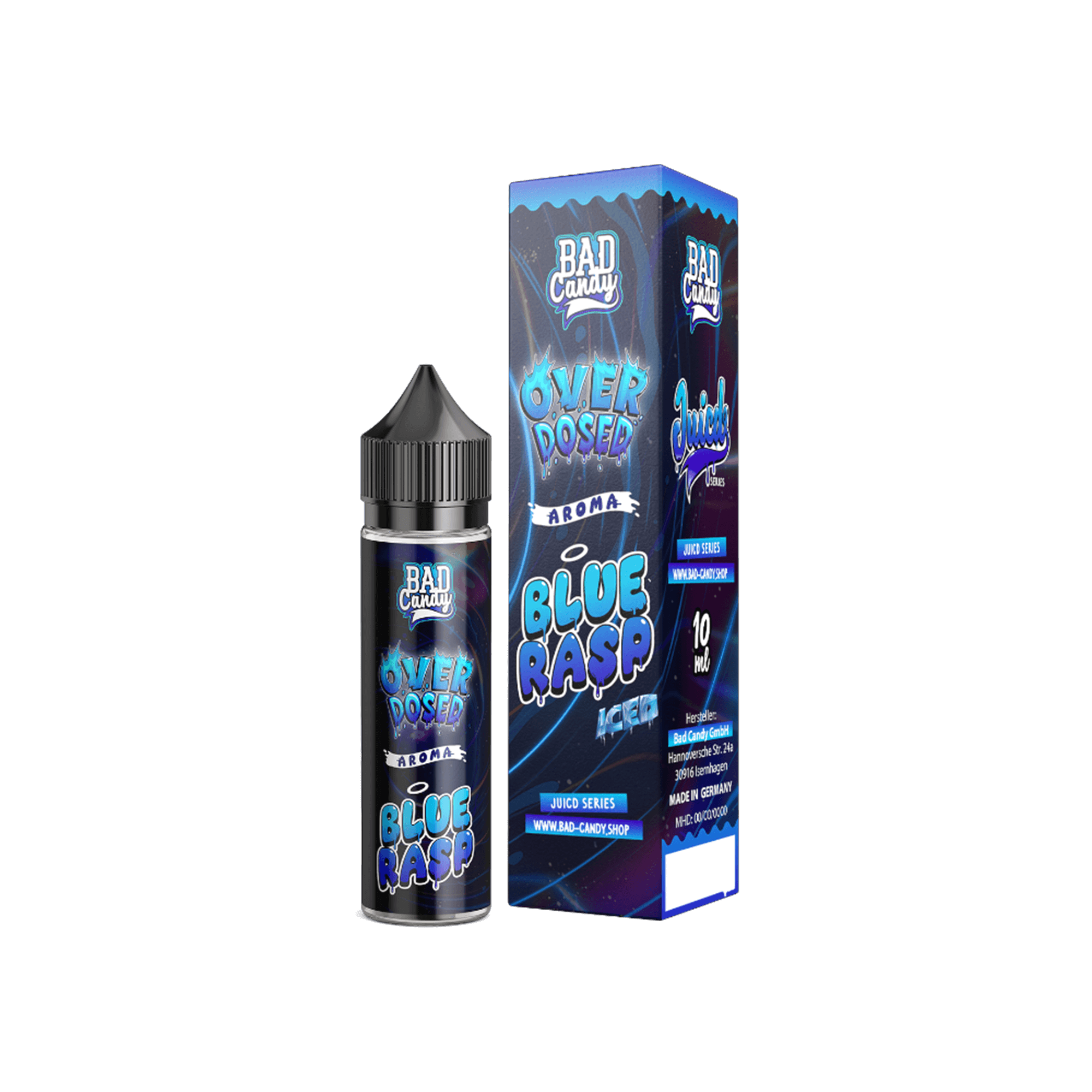 Bad Candy Juicd Overdosed Blue Rasp 10 ml Aroma