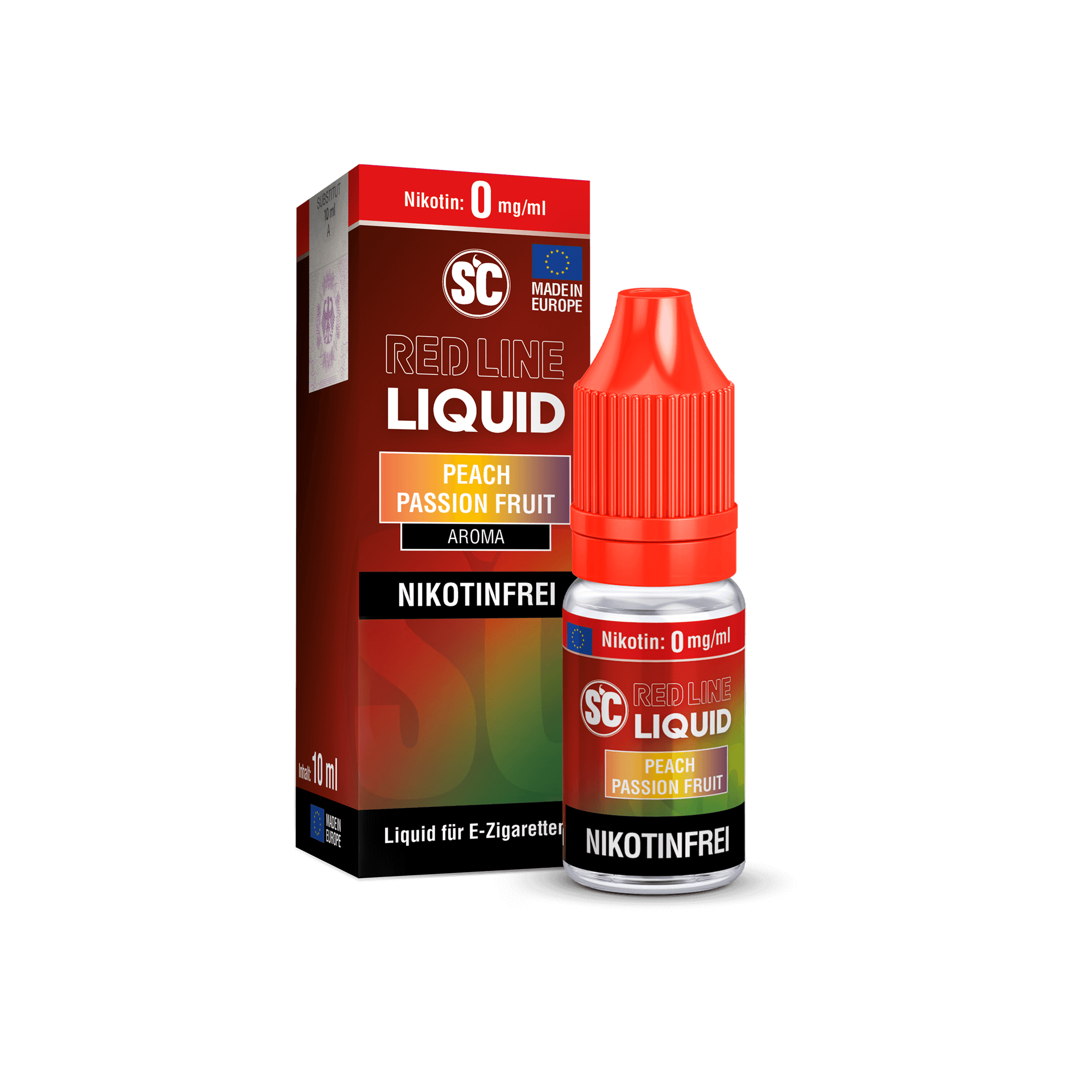 SC Red Line Peach Passion Fruit V2 10 ml Nikotinsalz Liquid