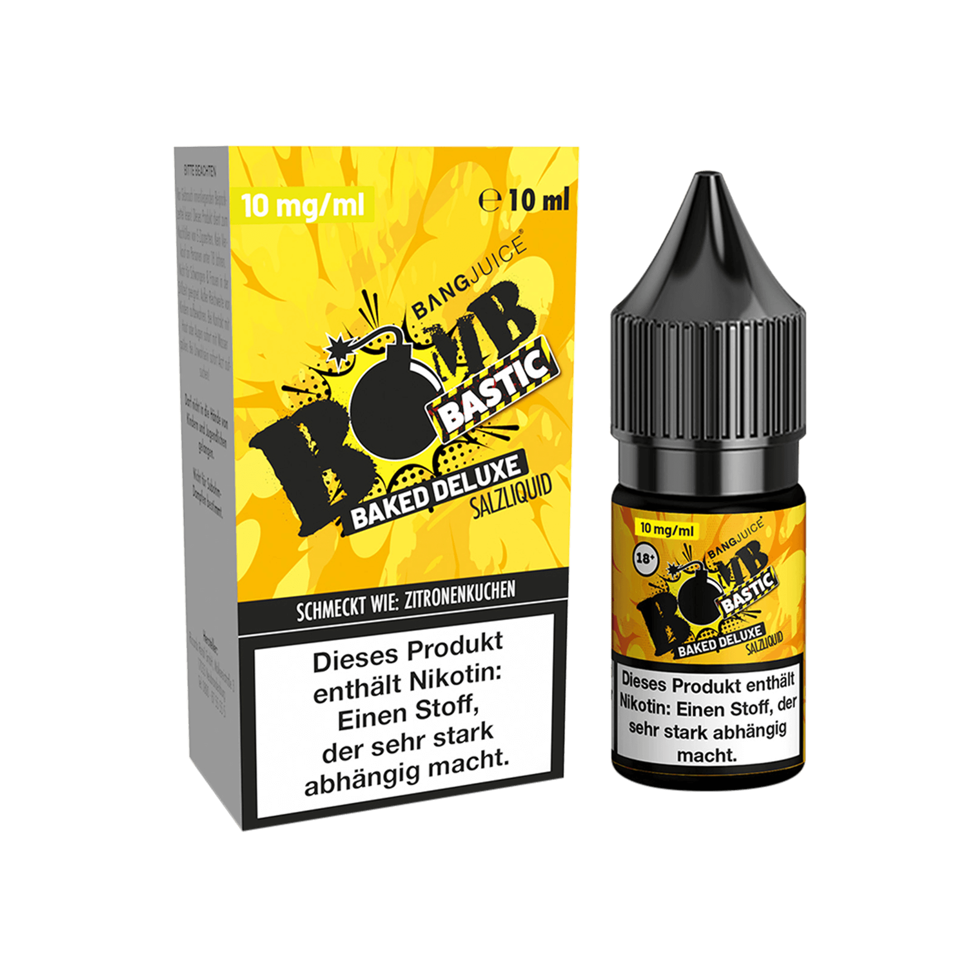 Bang Juice Bombbastic Baked Deluxe 10 ml NicSalt Liquid 10 mg