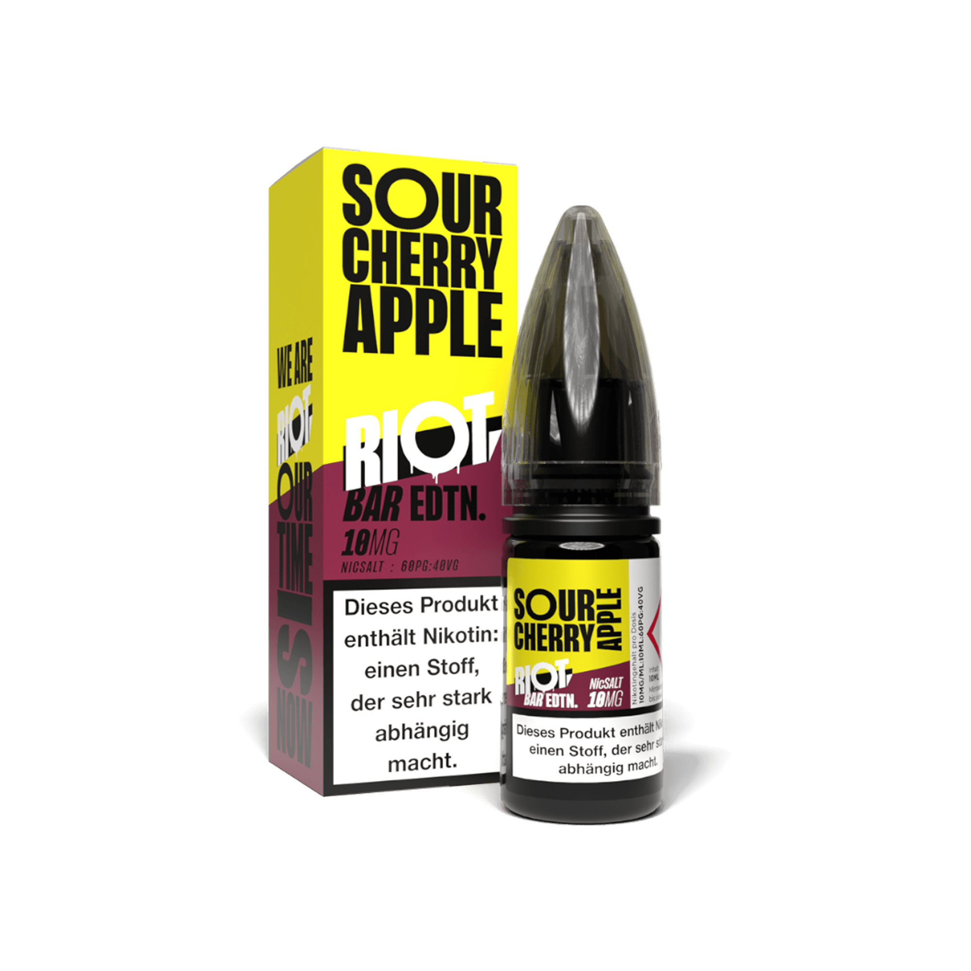 Riot Squad Bar Edtn Sour Cherry Apple 10 ml NicSalt Liquid