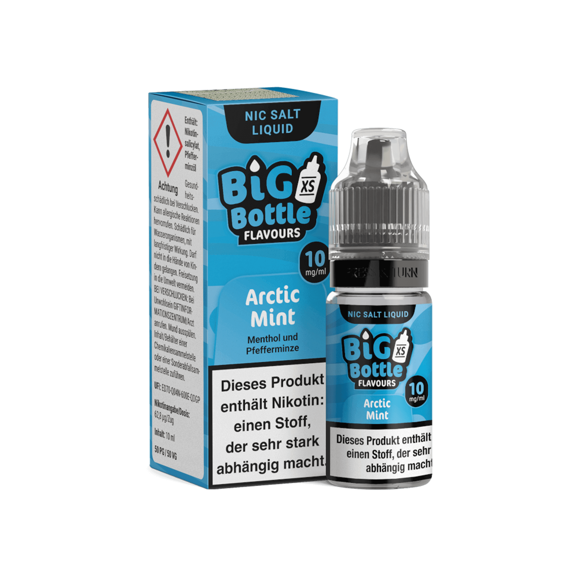 Big Bottle Arctic Mint Nikotinsalz Liquid 10 ml