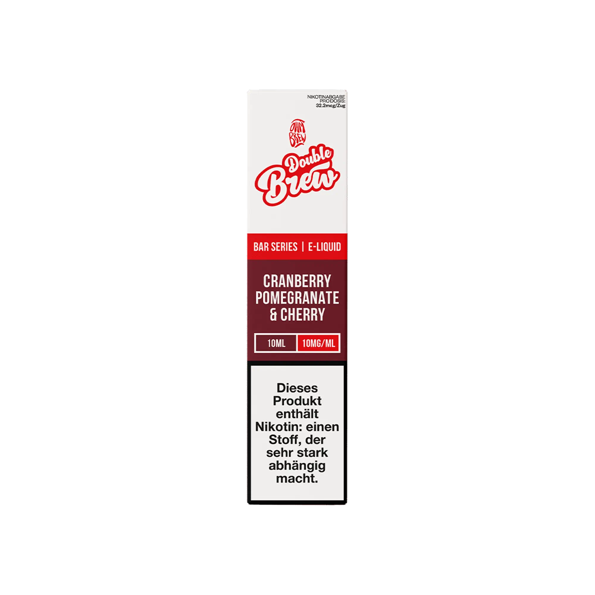 Double Brew Cranberry Pomegranate & Cherry 10 ml Nikotinsalz Liquid