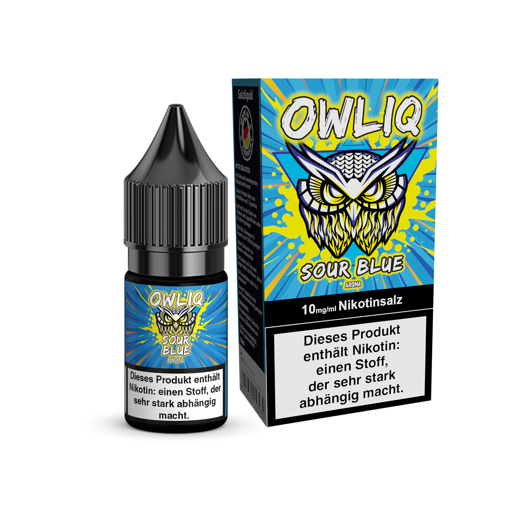 Owliq Sour Blue 10 ml Nikotinsalz Liquid