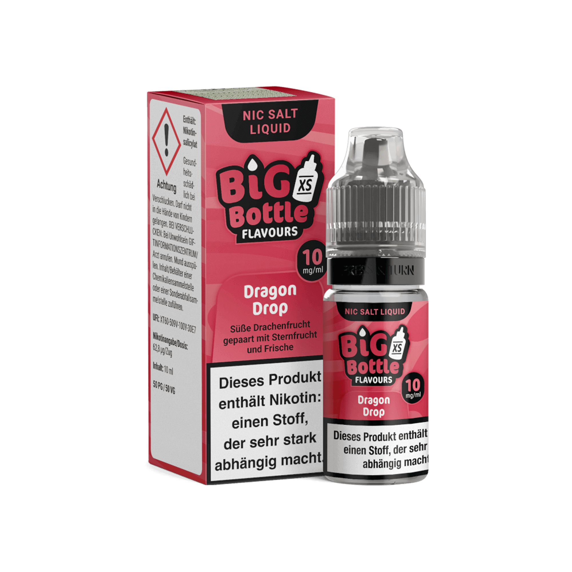 Big Bottle Dragon Drop Nikotinsalz Liquid 10 ml