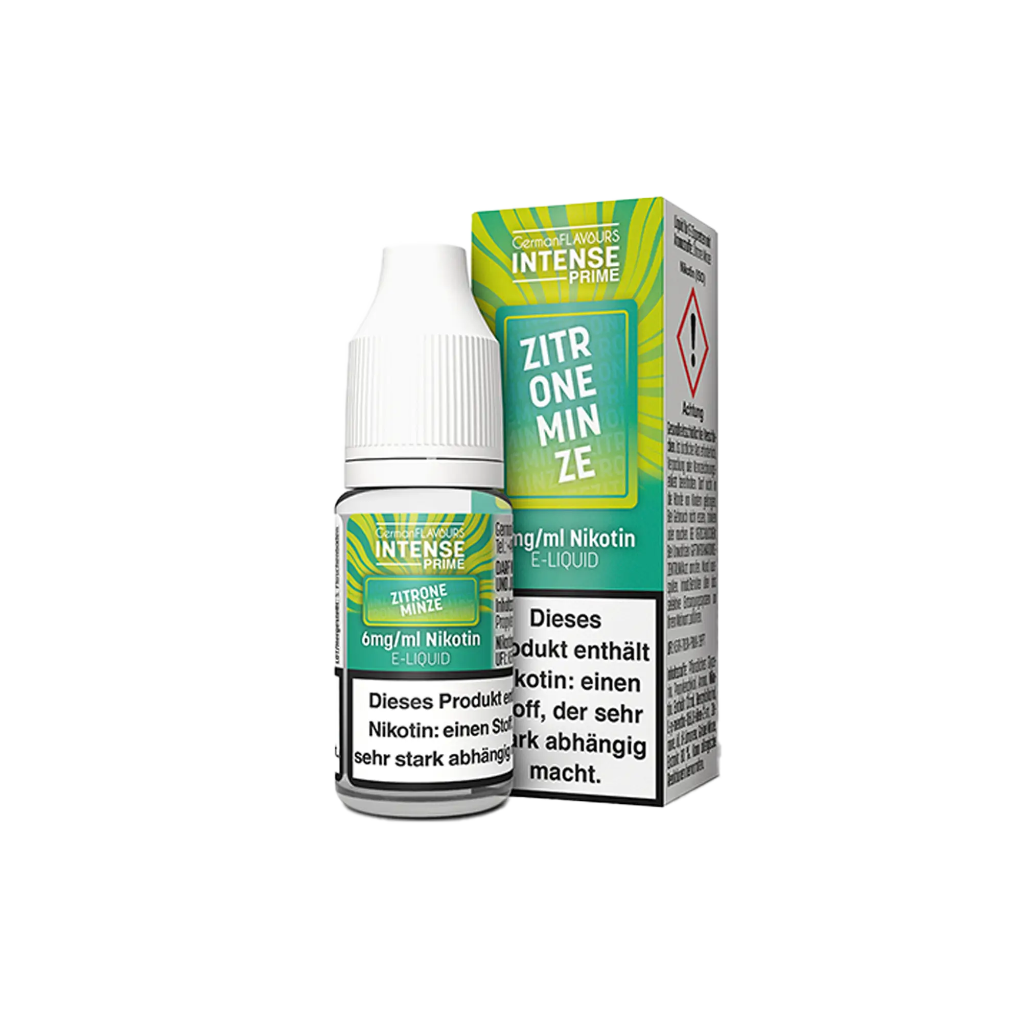 Intense Prime Zitrone Minze 10 ml Liquid
