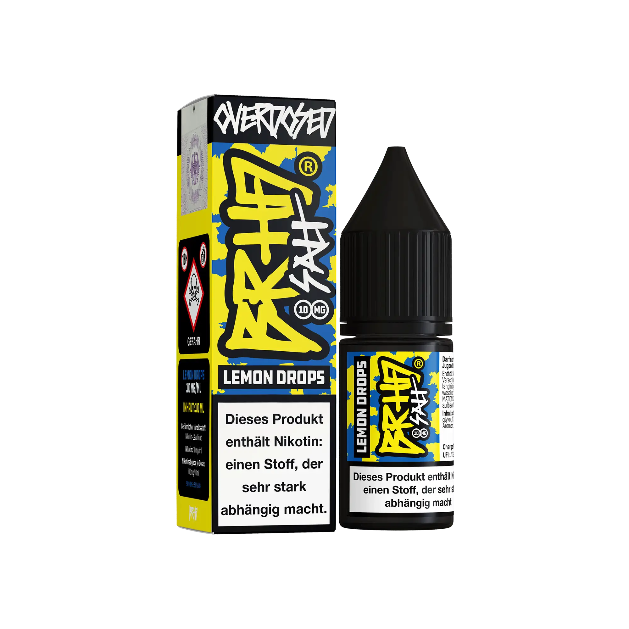 BRHD Electric Punch Lemon Drops 10 ml Nikotinsalz Liquid
