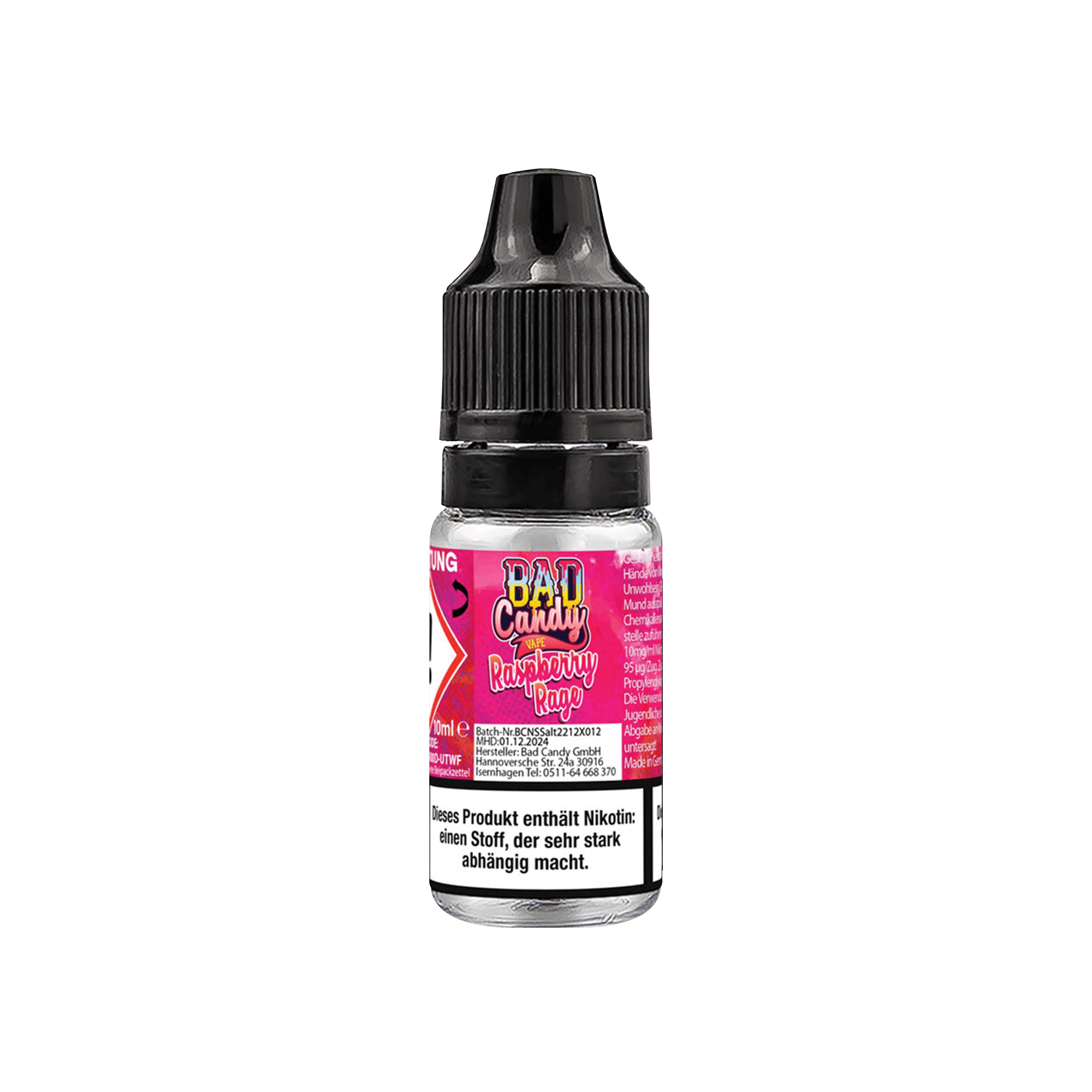 Bad Candy Raspberry Rage 10 ml NicSalt Liquid 10 mg