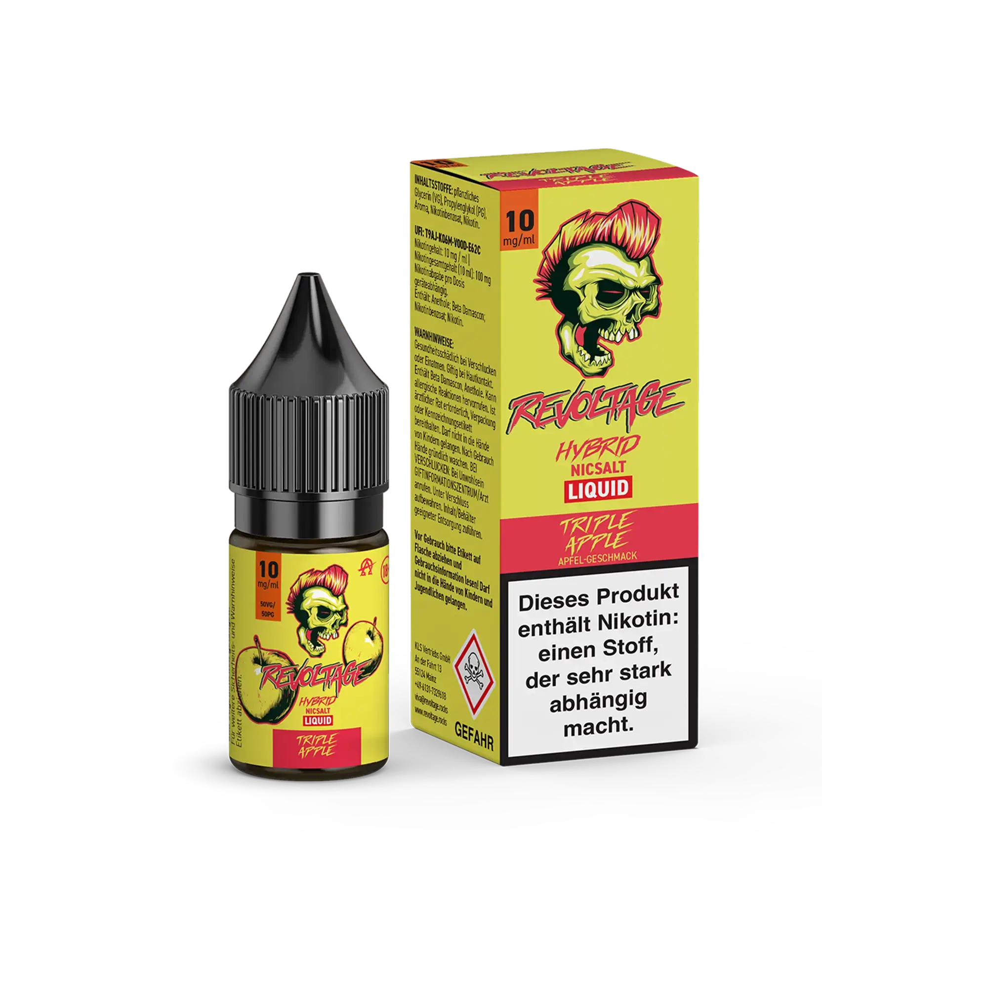 Revoltage Triple Apple 10 ml Hybrid Nikotinsalz Liquid