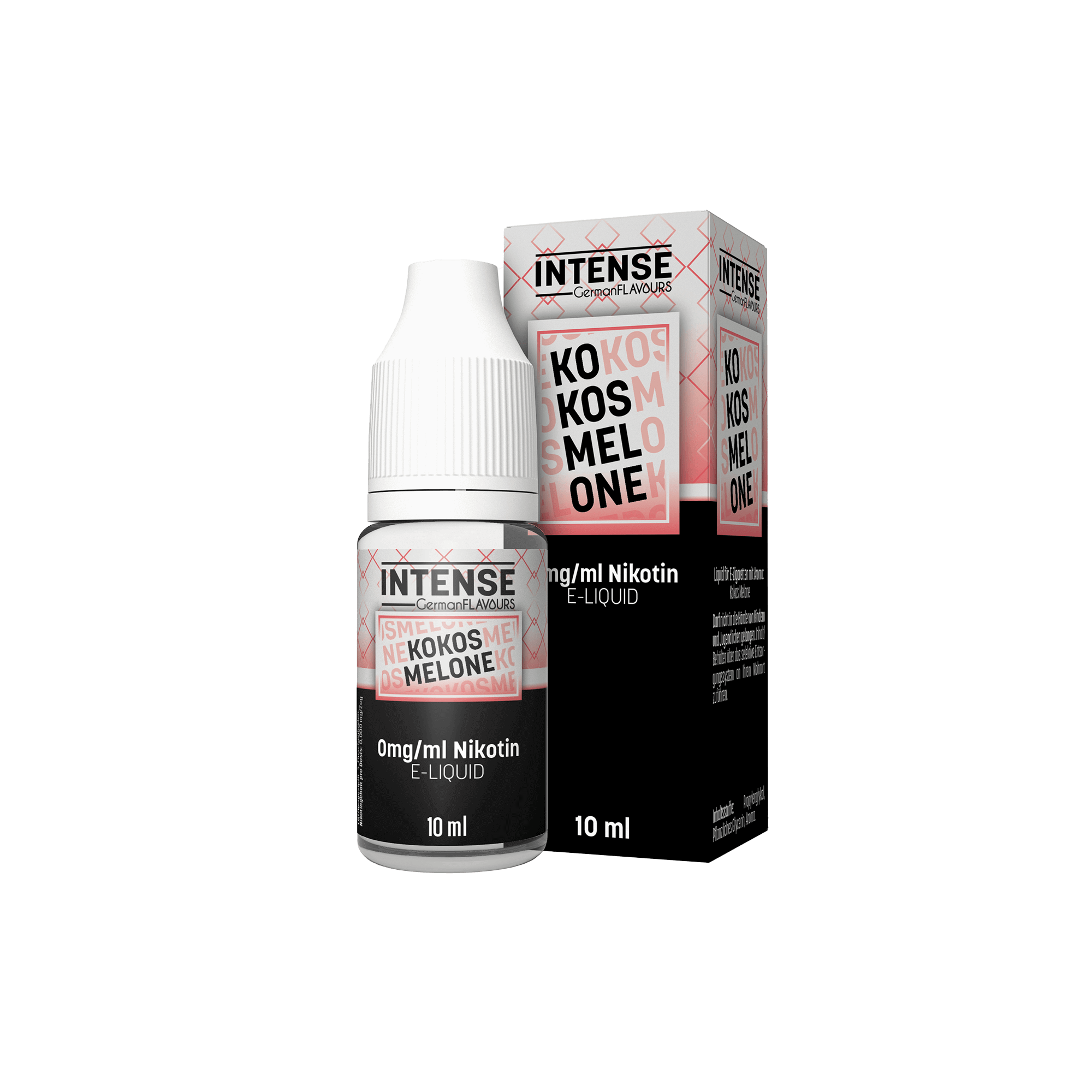 Intense Kokos Melone 10 ml Nikotinsalz Liquid - 0 mg