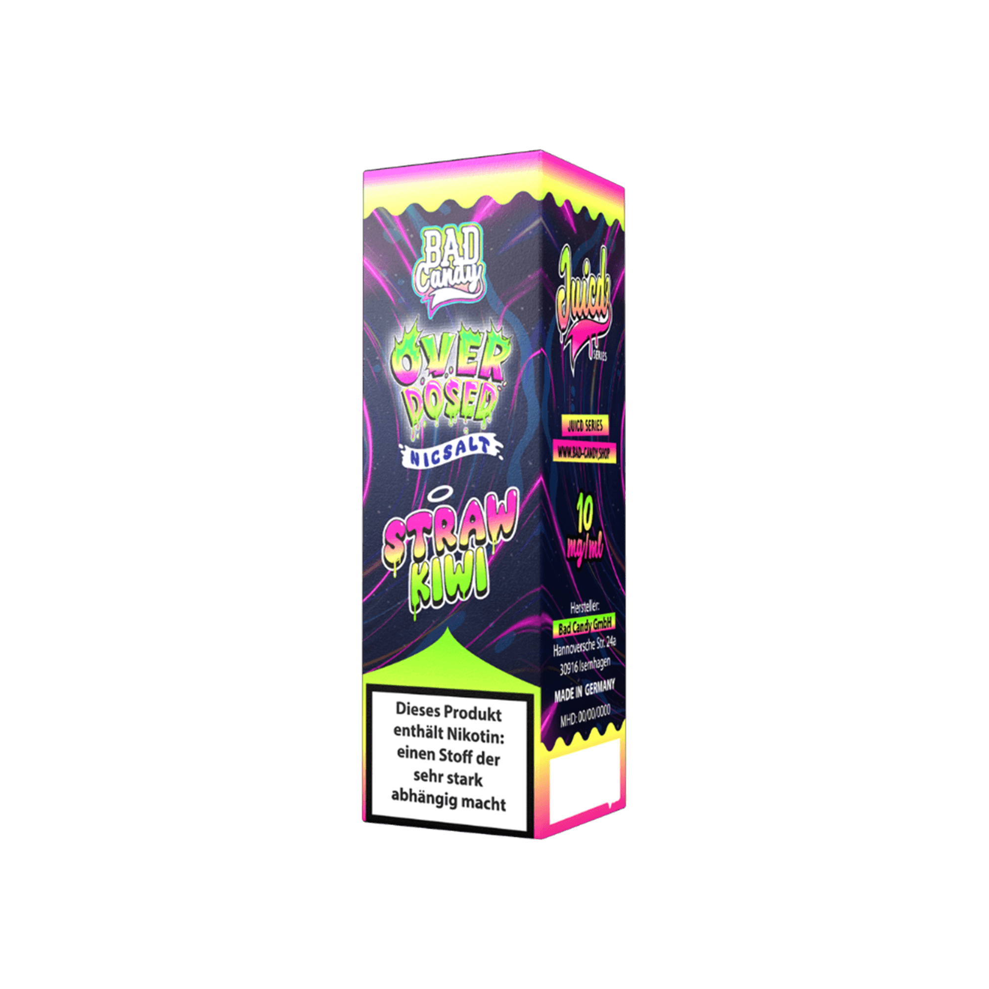Bad Candy Juicd Straw Kiwi 10 ml NicSalt Liquid 10 mg
