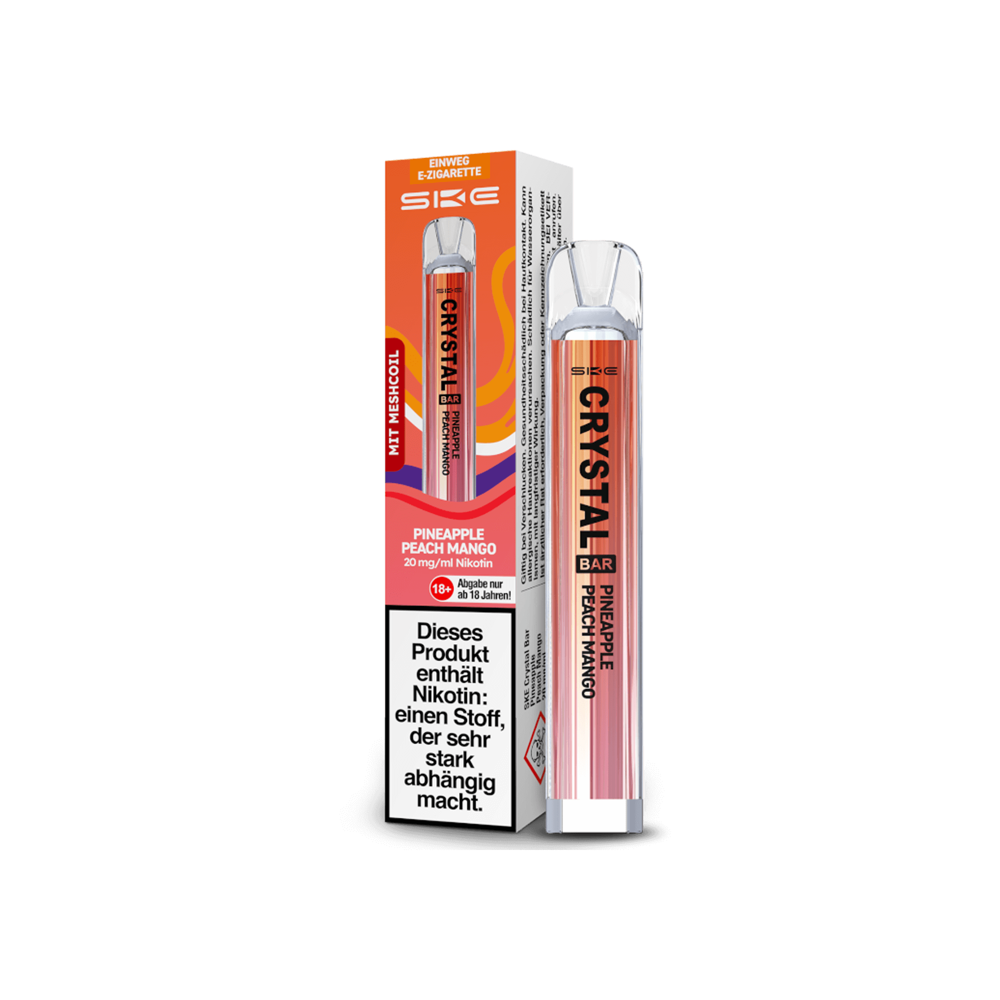 SKE Crystal Bar Pineapple Peach Mango 20 mg