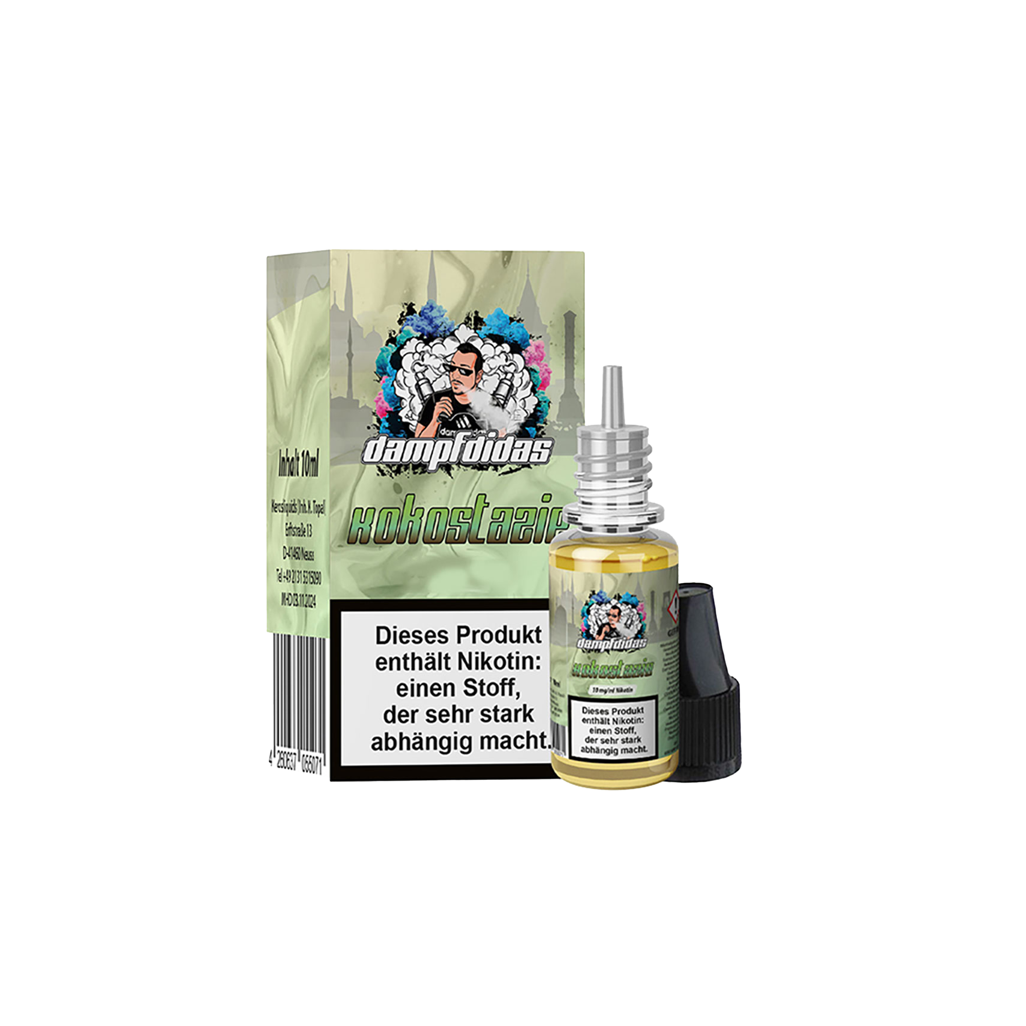 Dampfdidas Kokostazie 10 ml NicSalt Liquid 10 mg