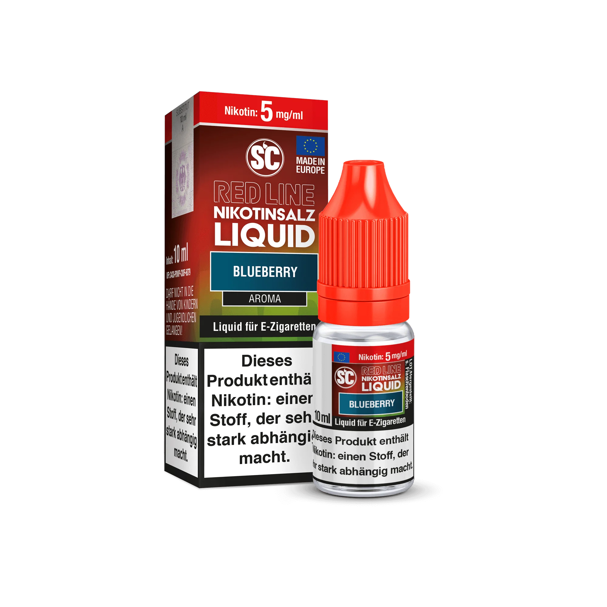 SC Red Line Blueberry 10 ml Nikotinsalz Liquid