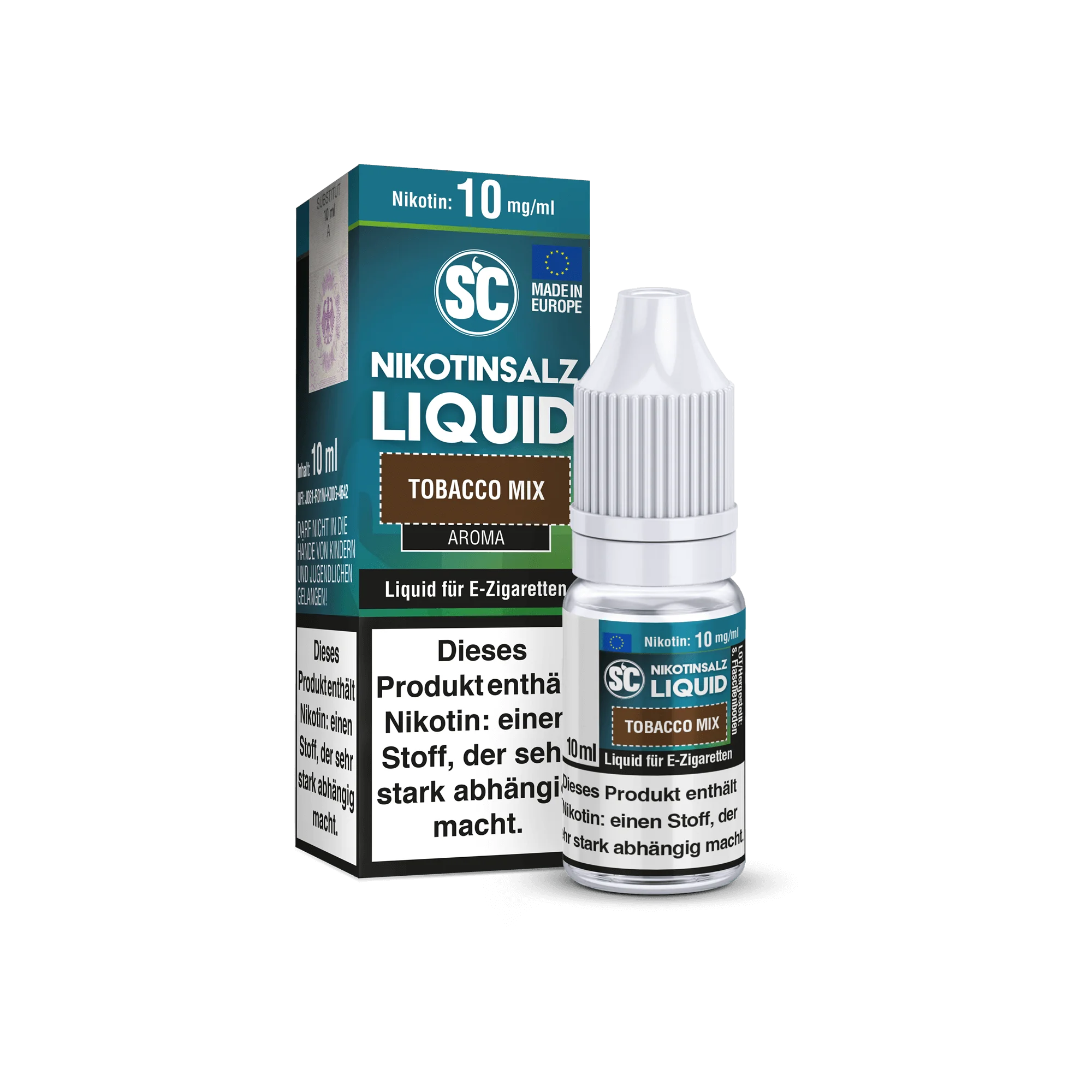 SC Tobacco Mix 10 ml Nikotinsalz Liquid