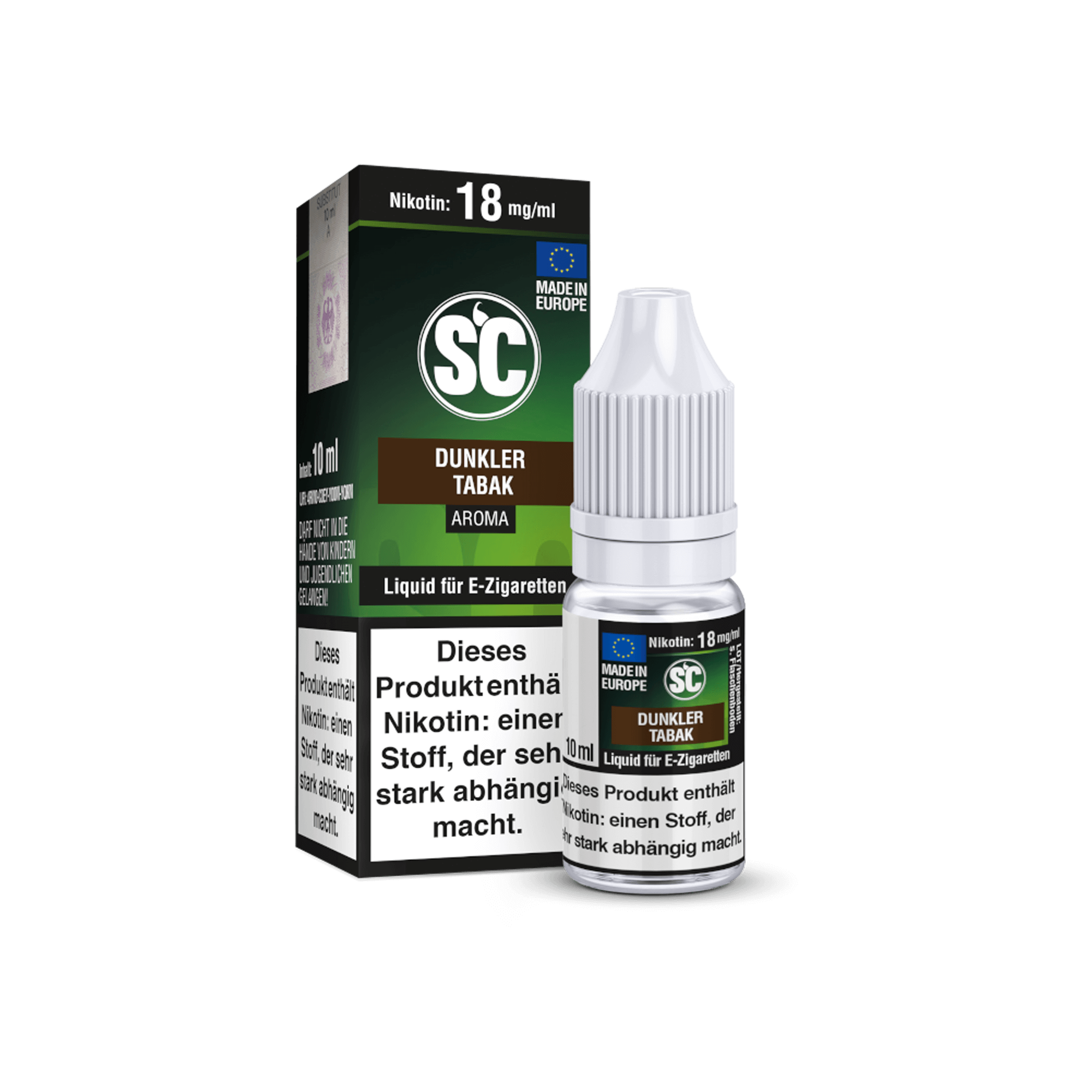 SC Dunkler Tabak 10 ml Liquid