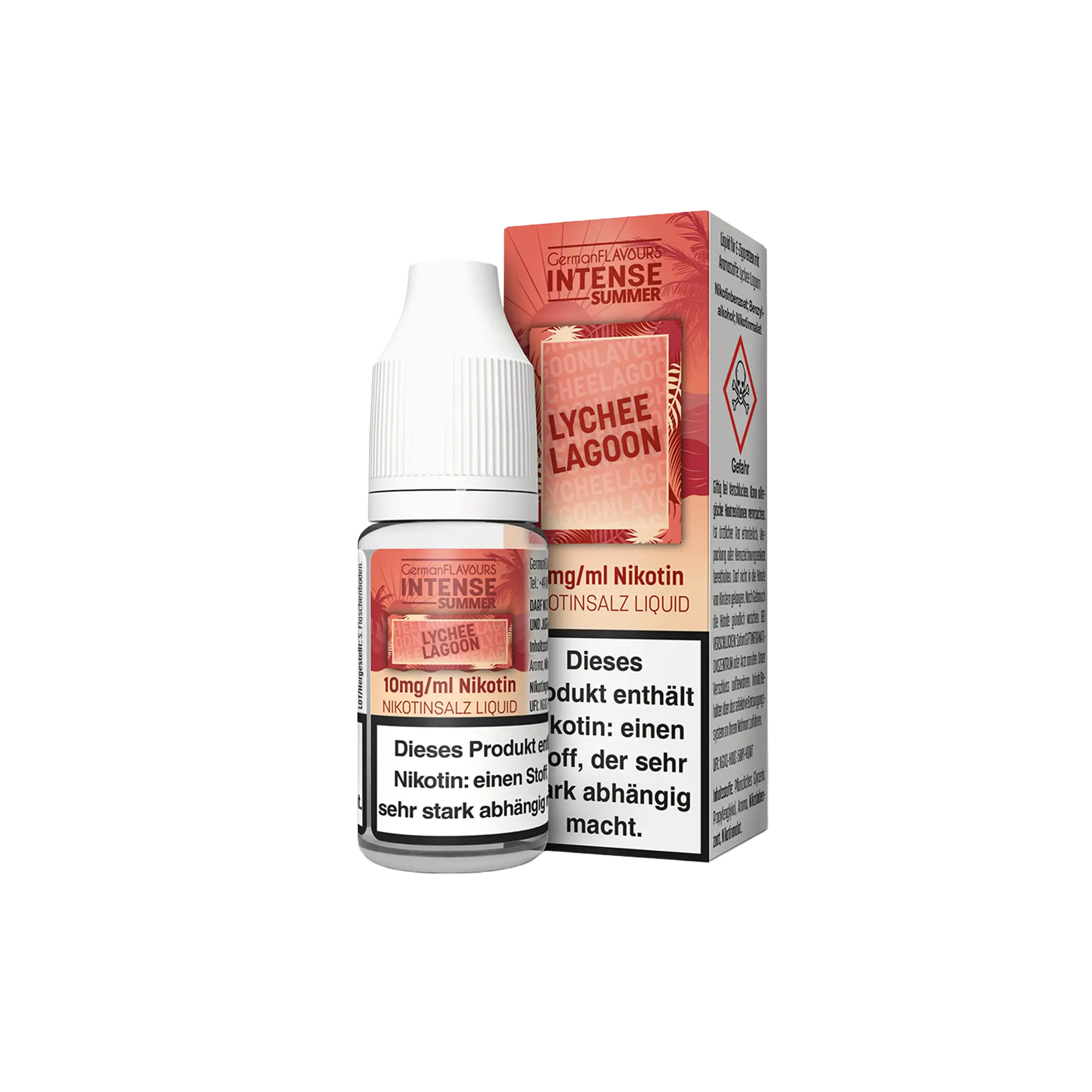 Intense Summer Lychee Lagoon 10 ml Nikotinsalz Liquid