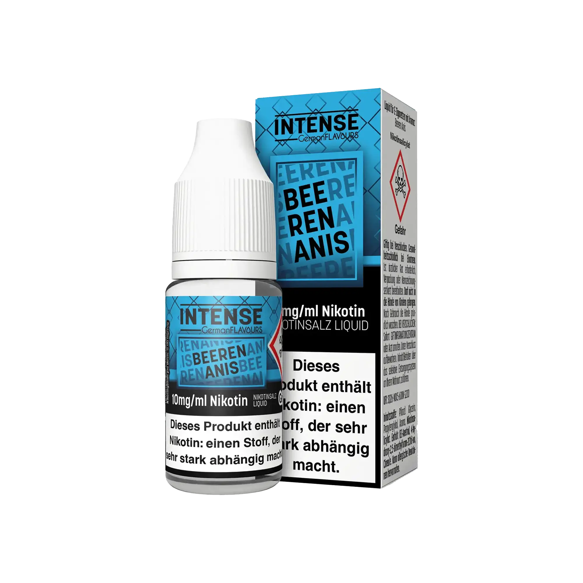 Intense Beeren Anis 10 ml Nikotinsalz Liquid