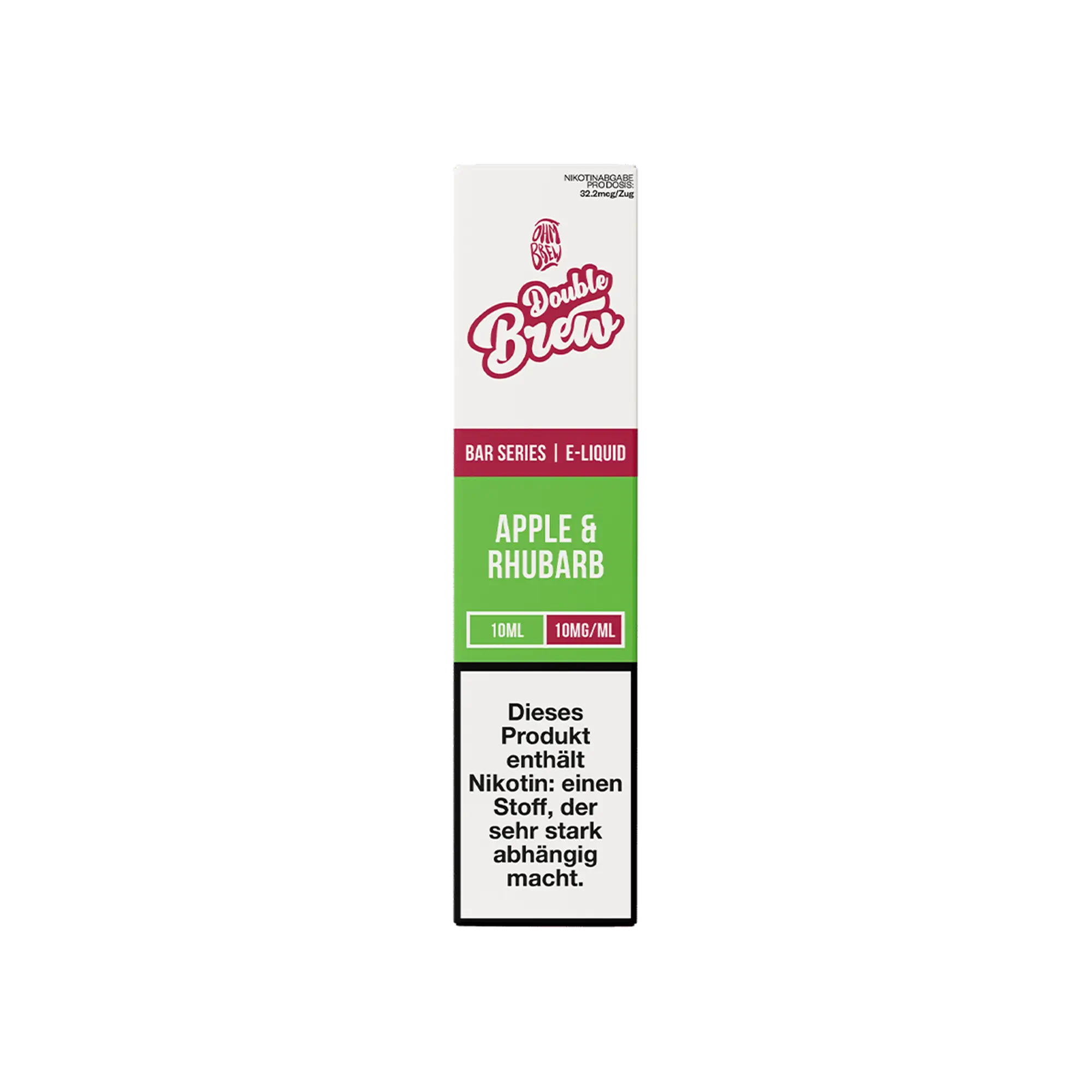 Double Brew Apple Rhubarb 10 ml Nikotinsalz Liquid