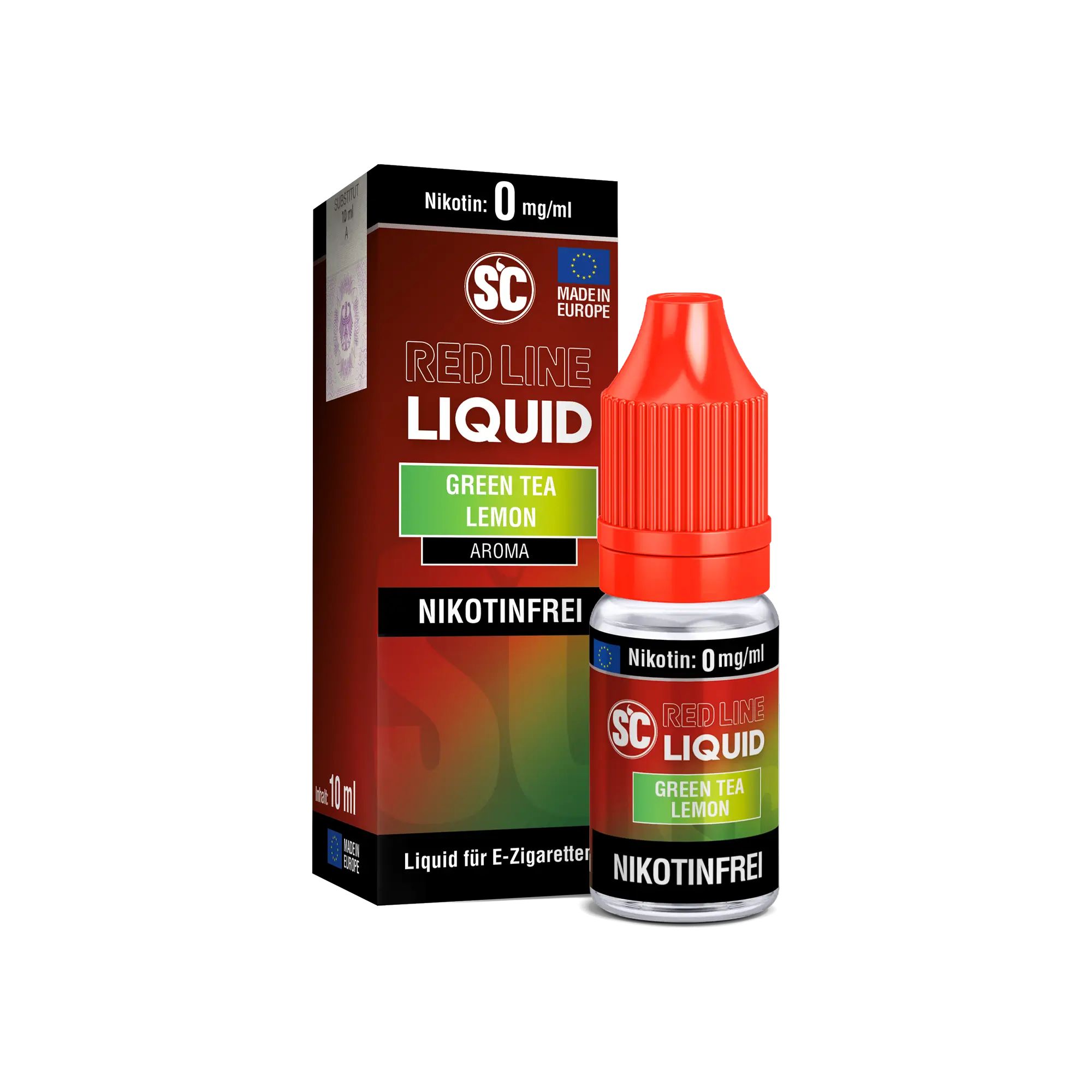 SC Red Line Green Tea Lemon 10 ml Liquid