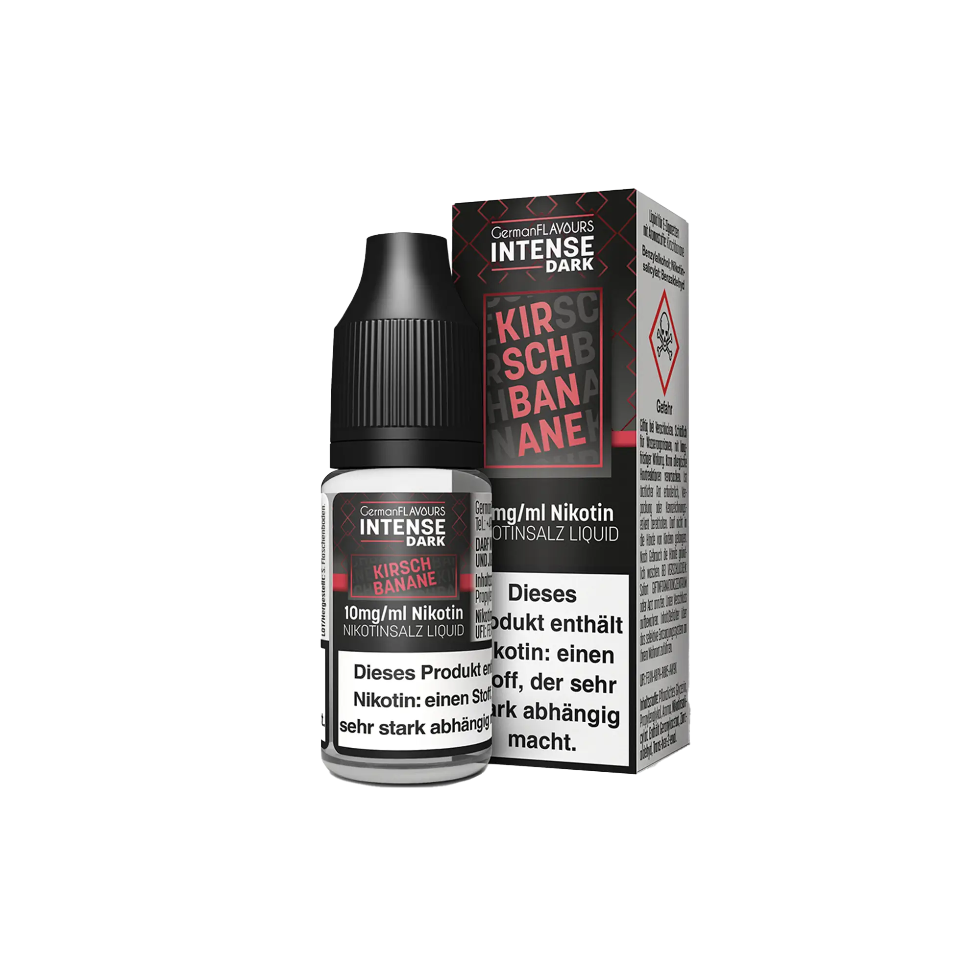 Intense Dark Kirsch Banane 10 ml Nikotinsalz Liquid