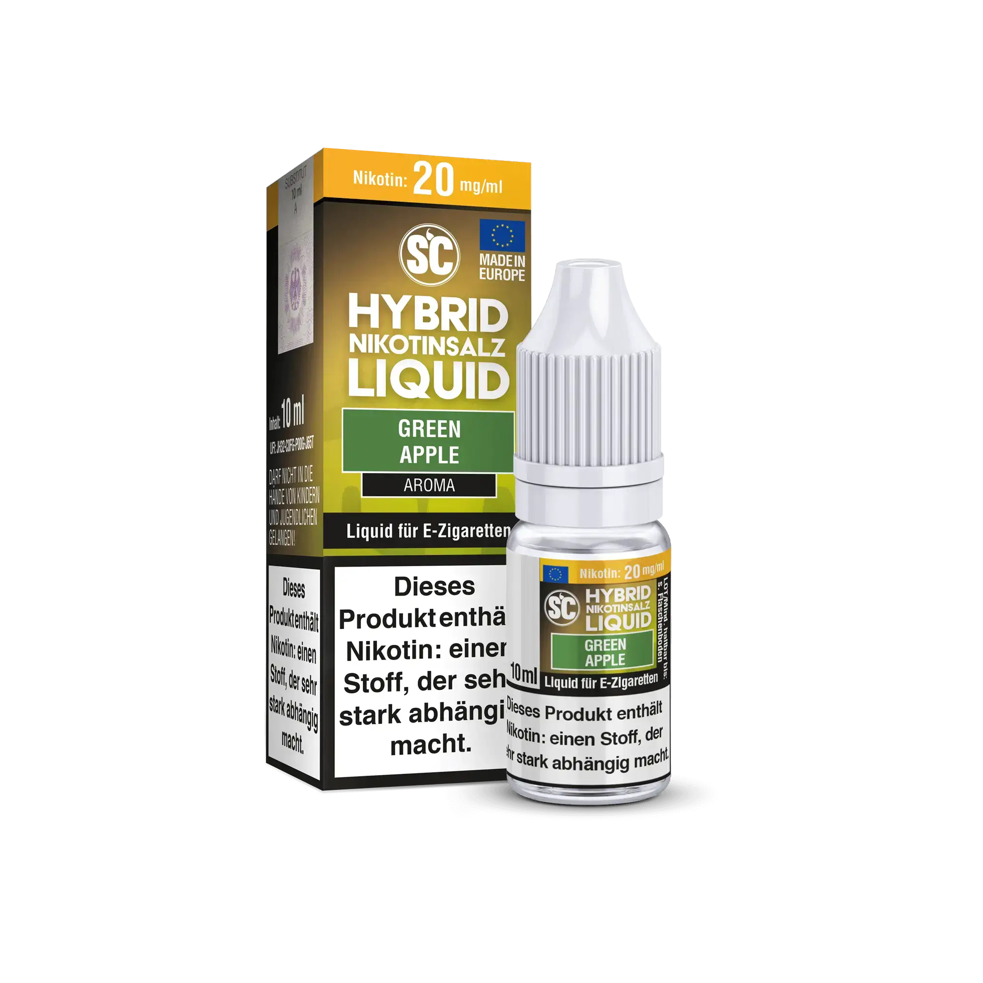 SC Green Apple Hybrid 10 ml NicSalt Liquid
