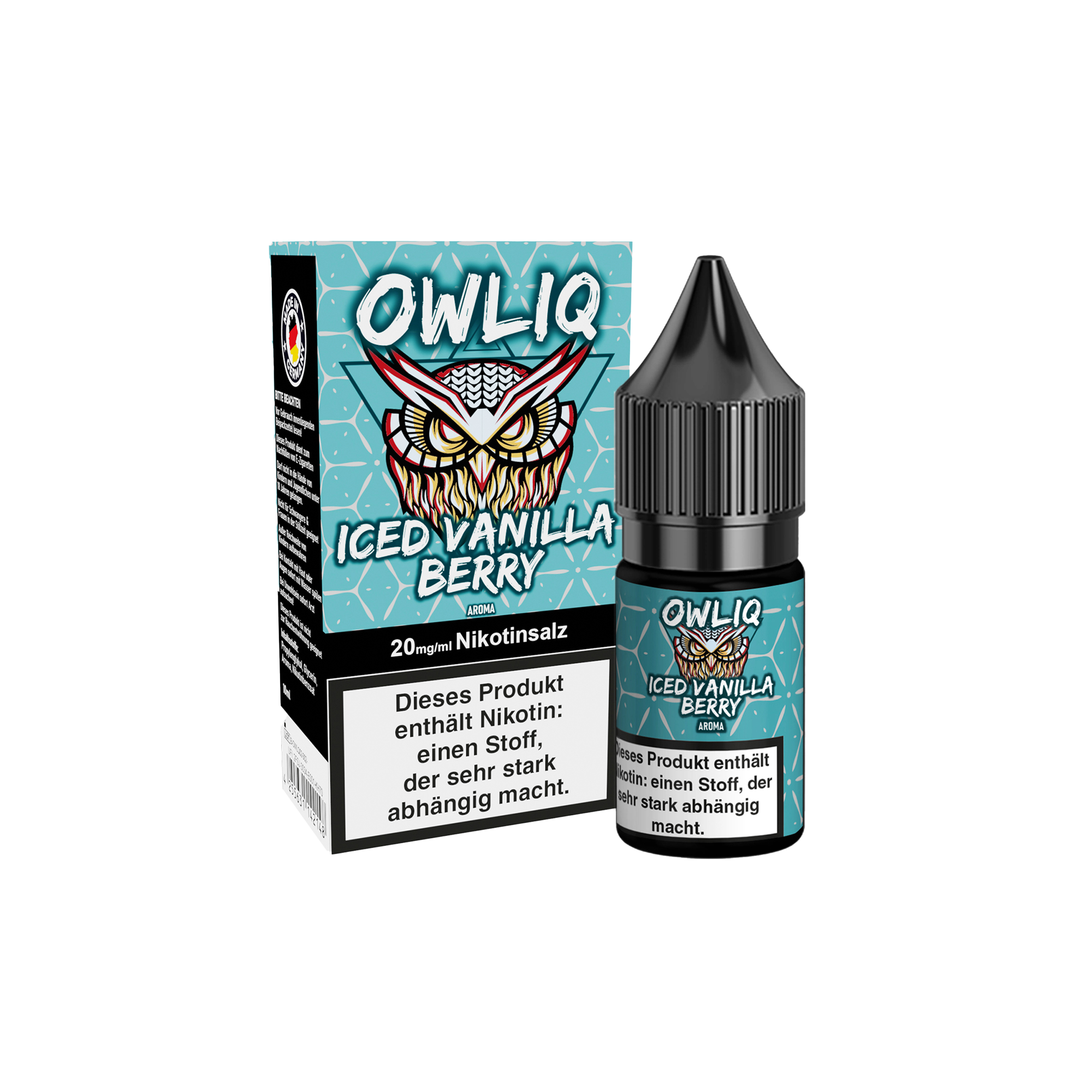 Owliq Iced Vanilla Berry 10 ml Nikotinsalz Liquid