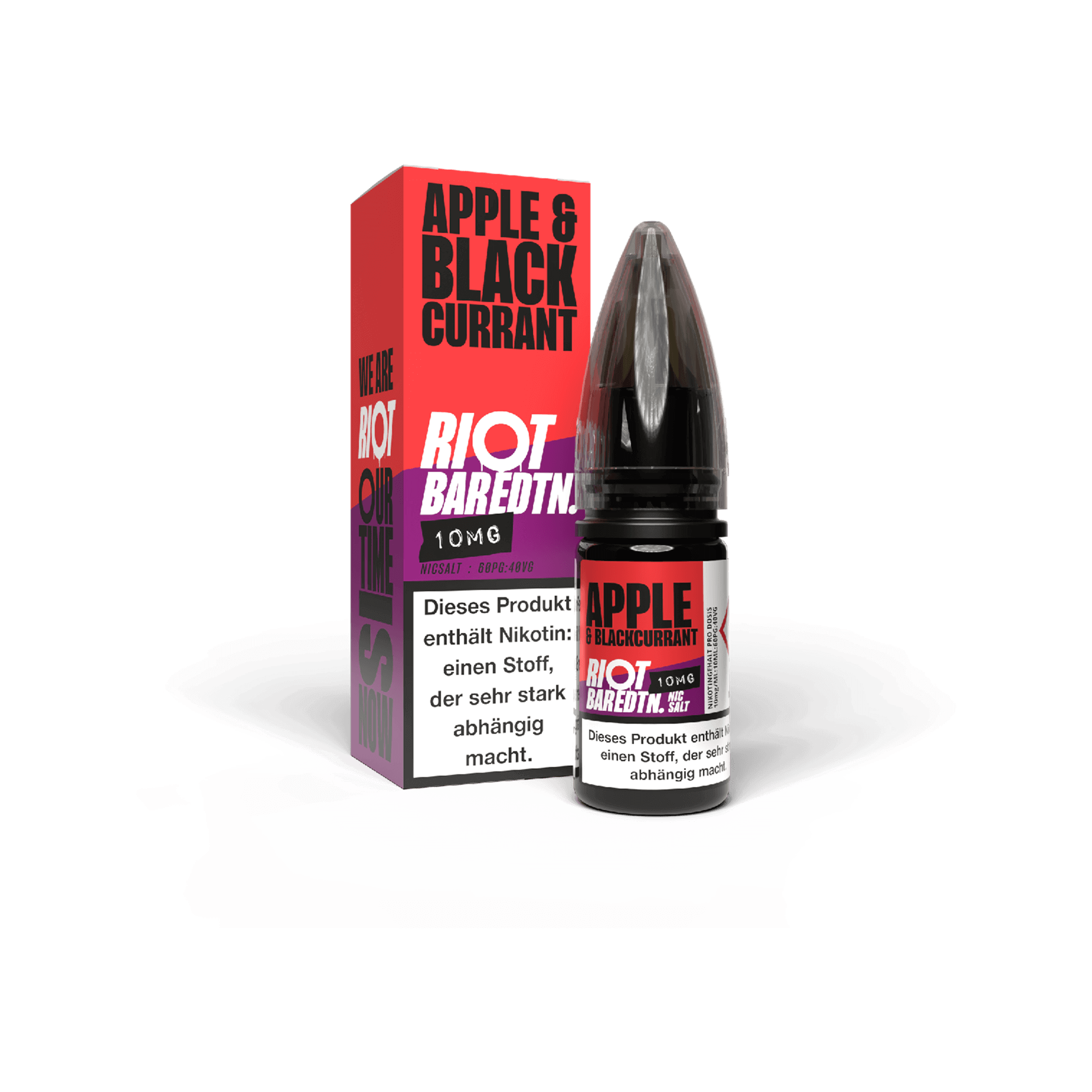 Riot Squad Bar Edtn Apple & Blackcurrant 10 ml NicSalt Liquid