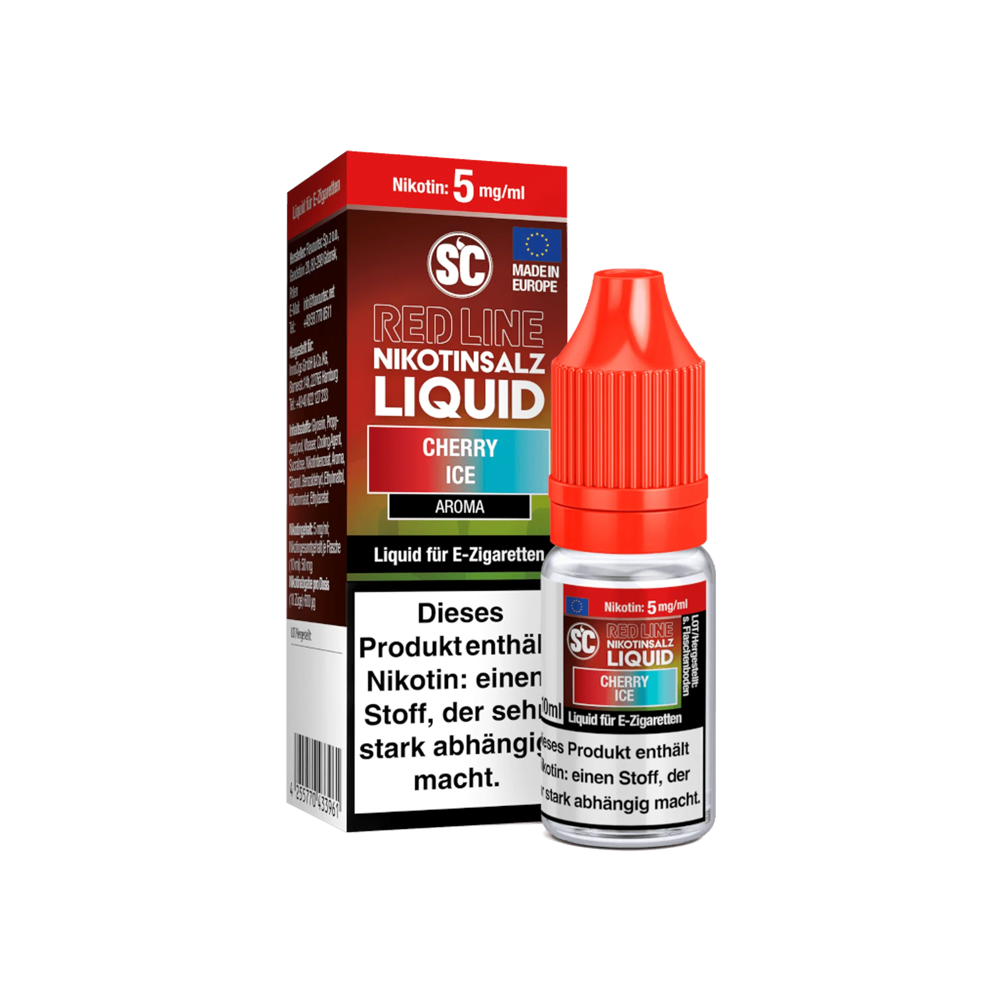 SC Red Line Cherry Ice 10 ml Nikotinsalz Liquid