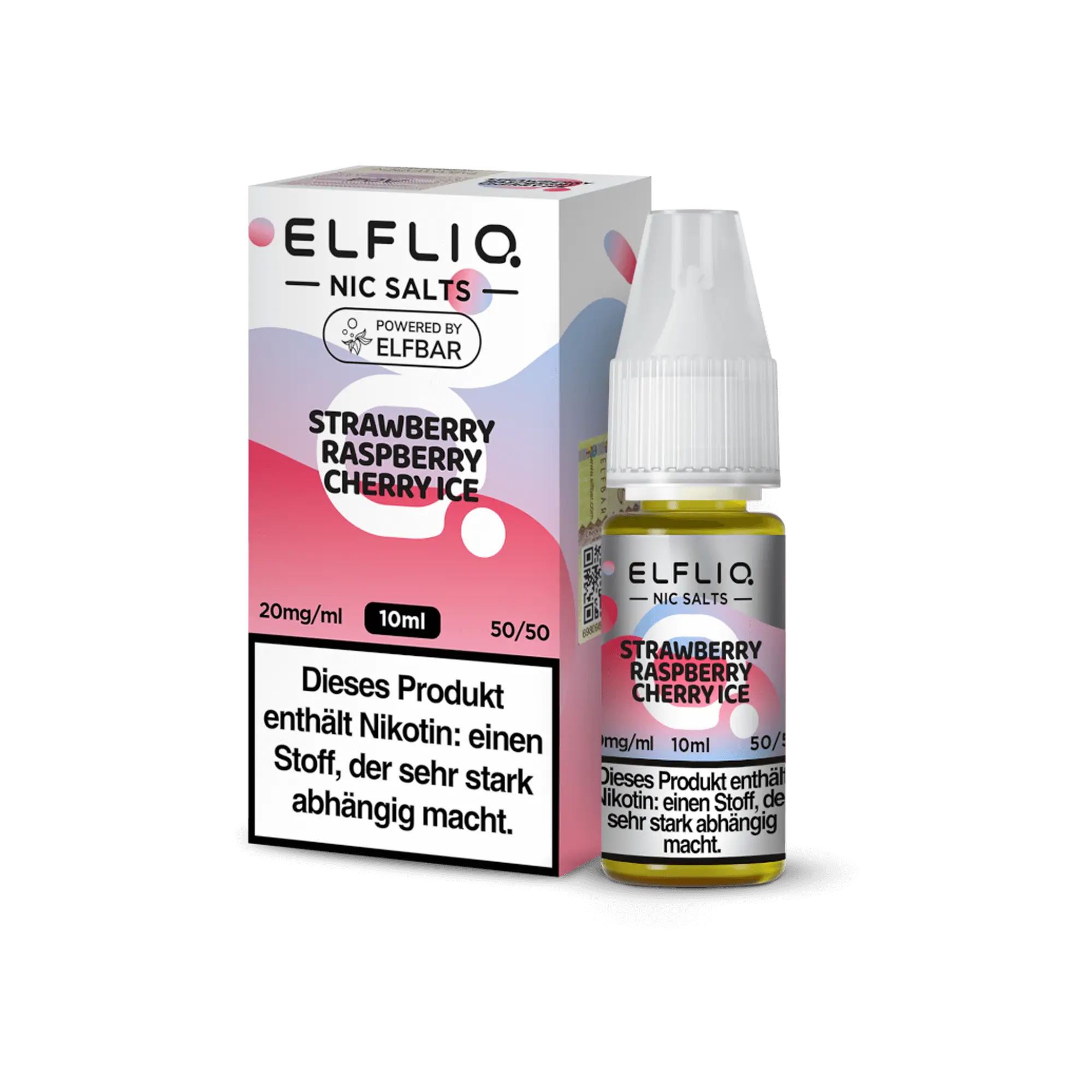 Elfliq Strawberry Raspberry Cherry Ice 10 ml Nikotinsalz Liquid