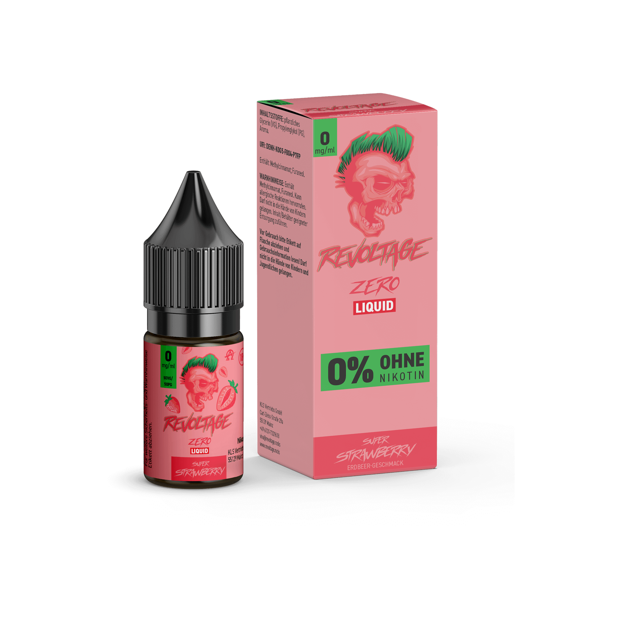 Revoltage Super Strawberry 10 ml Hybrid Nikotinsalz Liquid