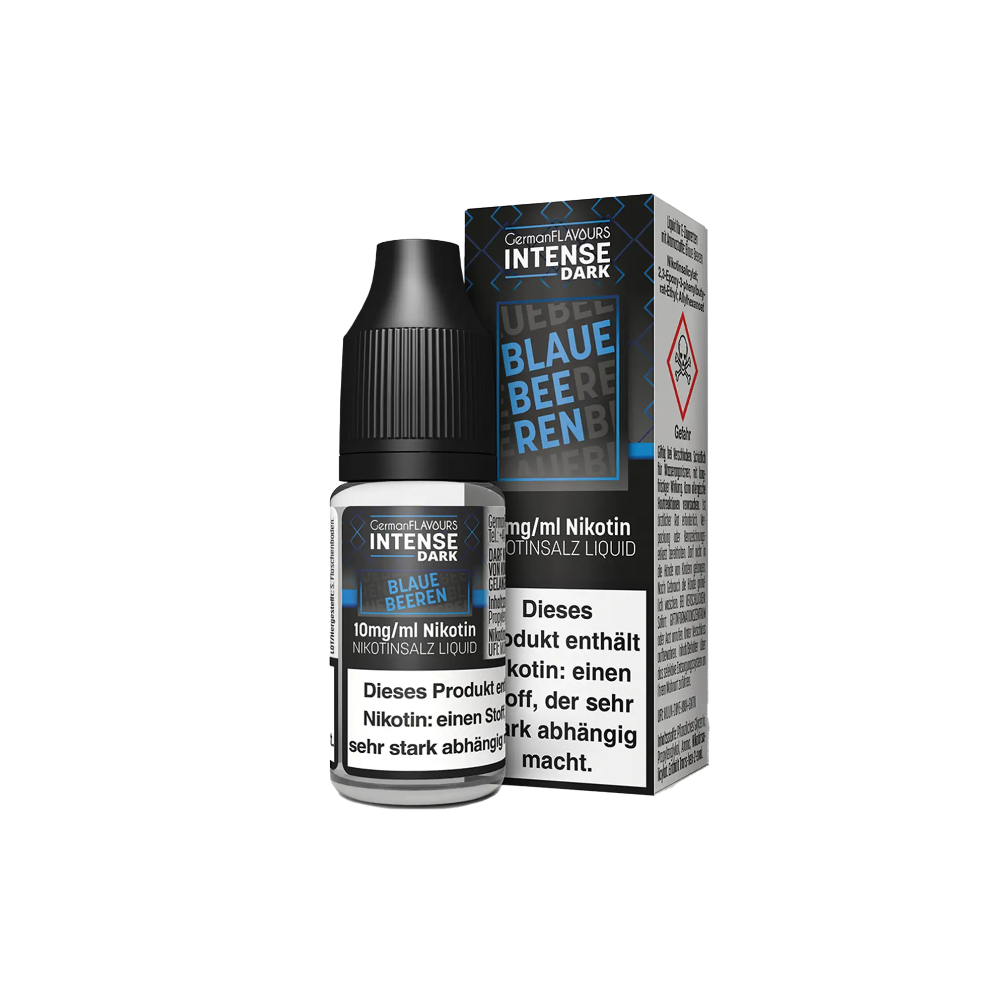Intense Dark Blaue Beeren 10 ml Nikotinsalz Liquid
