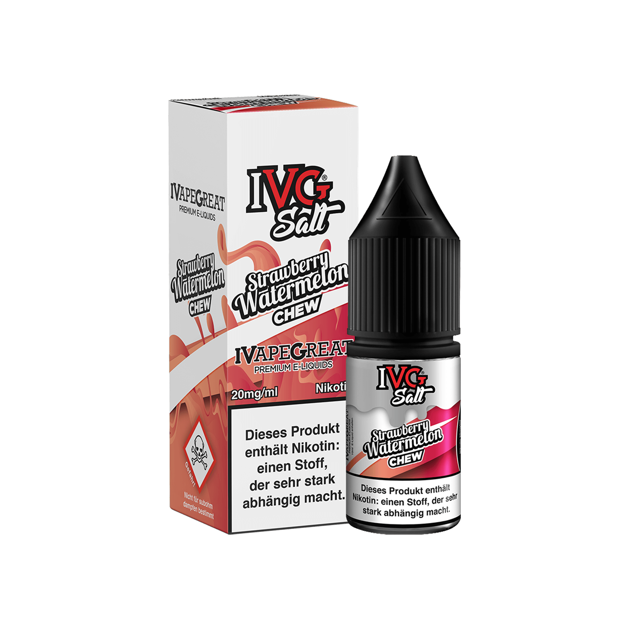 IVG Strawberry Watermelon Chew 10 ml NicSalt Liquid