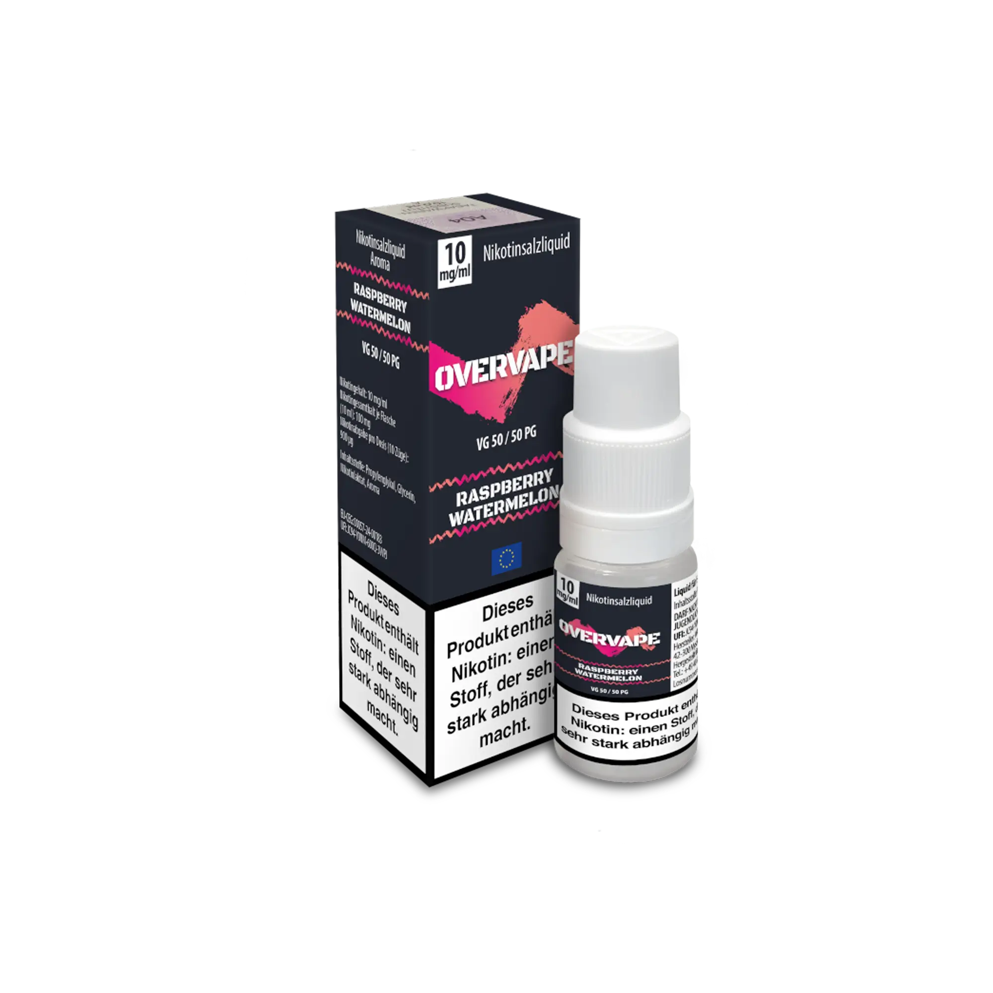 Overvape Raspberry Watermelon 10 ml Nikotinsalz Liquid
