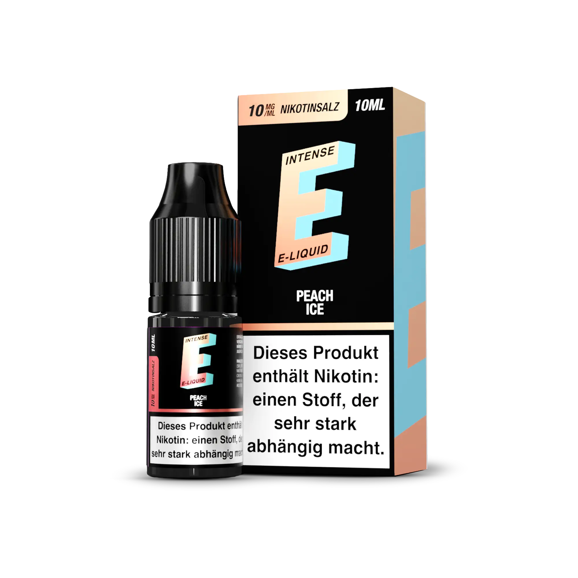 E Intense Peach Ice 10 ml Nikotinsalz Liquid
