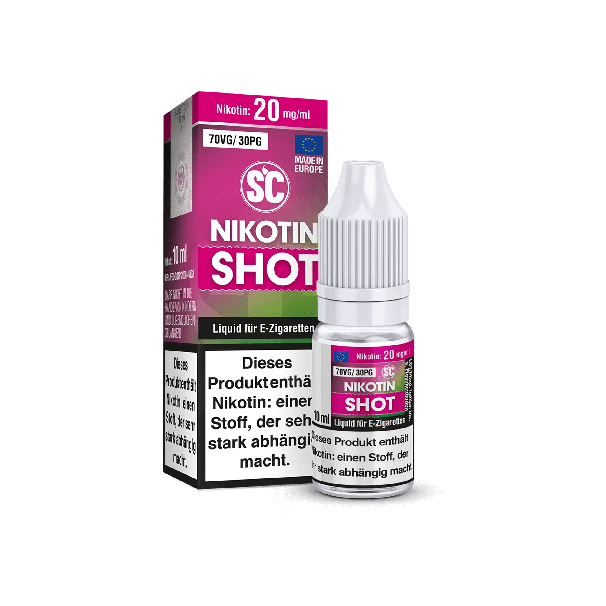 SC Nikotin Shot 10 ml 20 mg 70 VG 30 PG