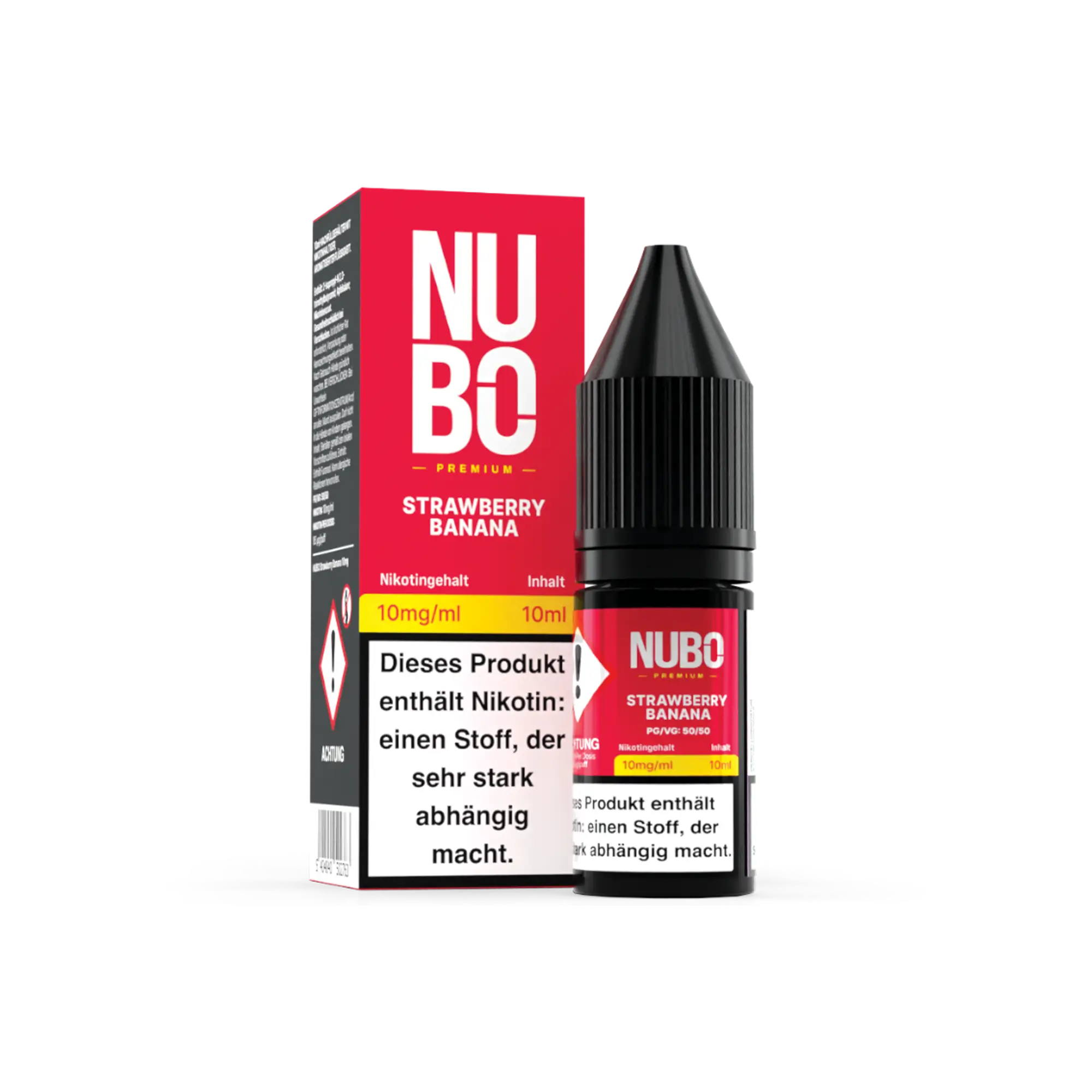 NUBO Strawberry Banana 10 ml Nikotinsalz Liquid