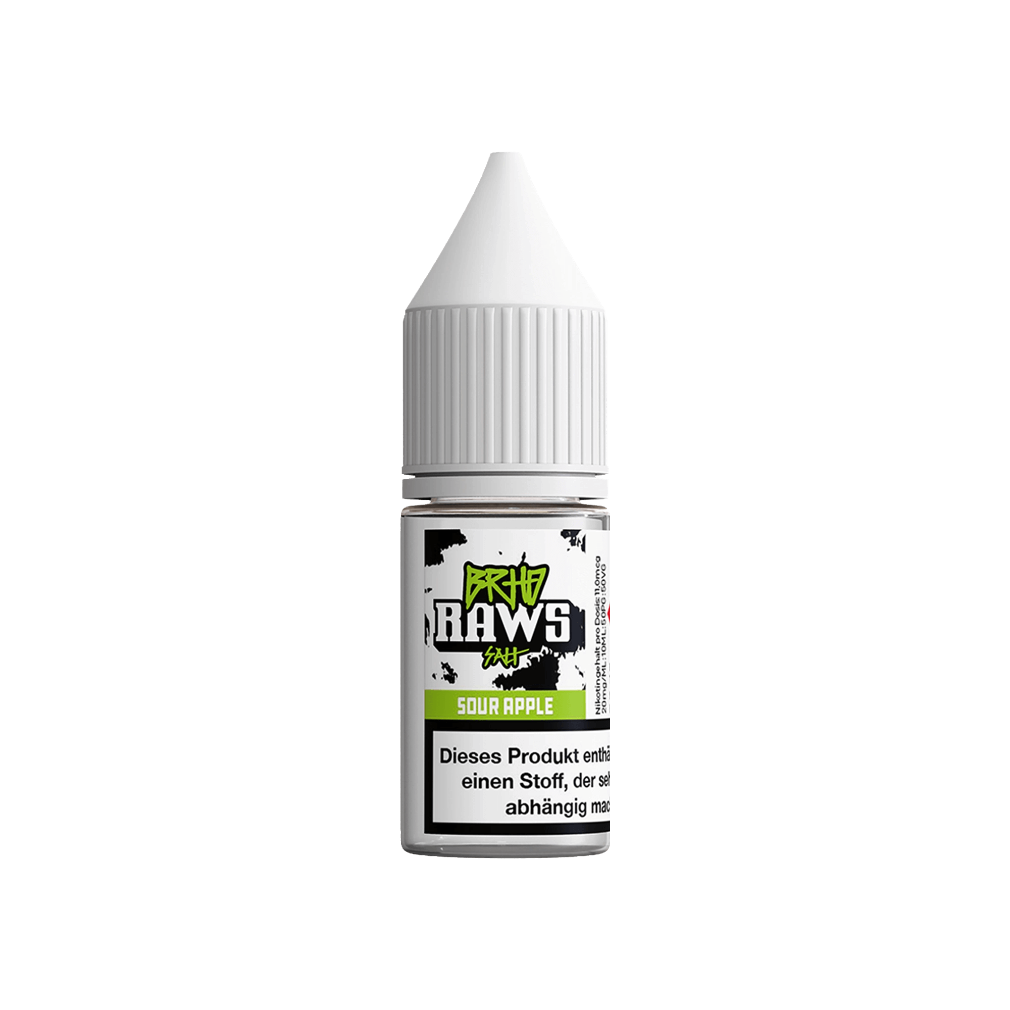 Barehead BRHD Raws Sour Apple 10 ml NicSalt Liquid 10 mg