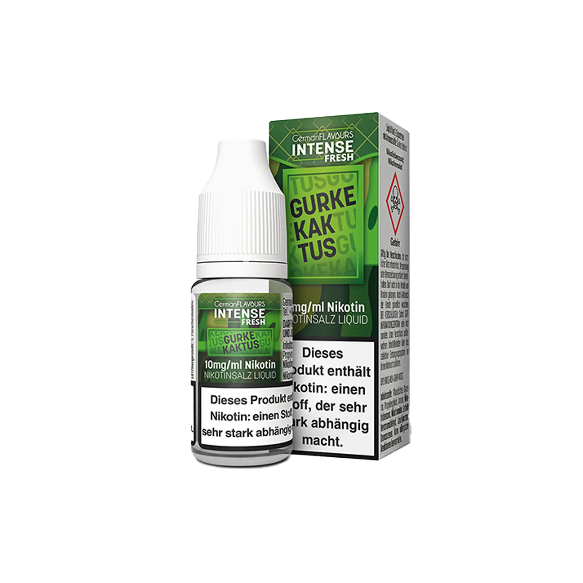 Intense Fresh Gurke Kaktus 10 ml Nikotinsalz Liquid