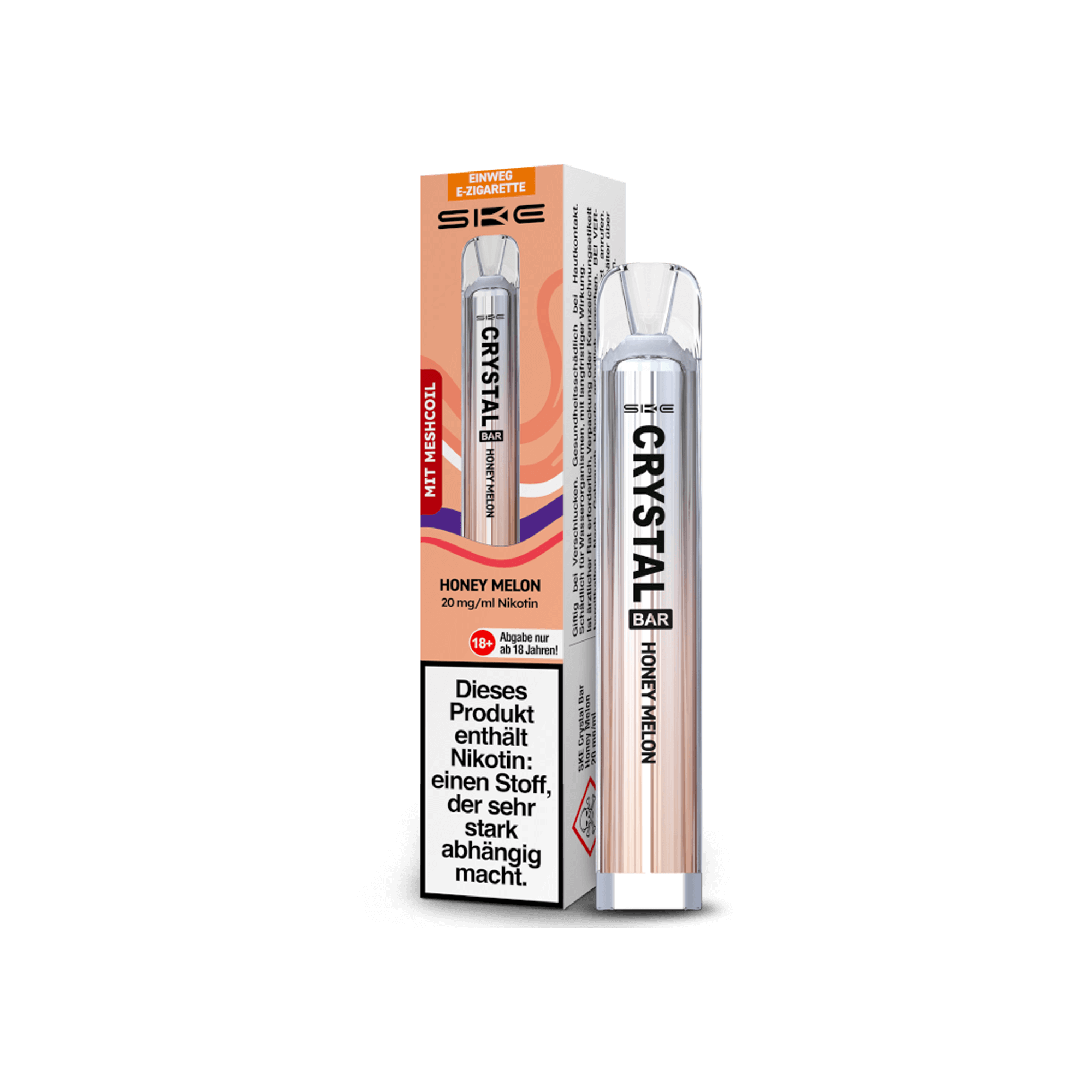 SKE Crystal Bar Honey Melon 20 mg
