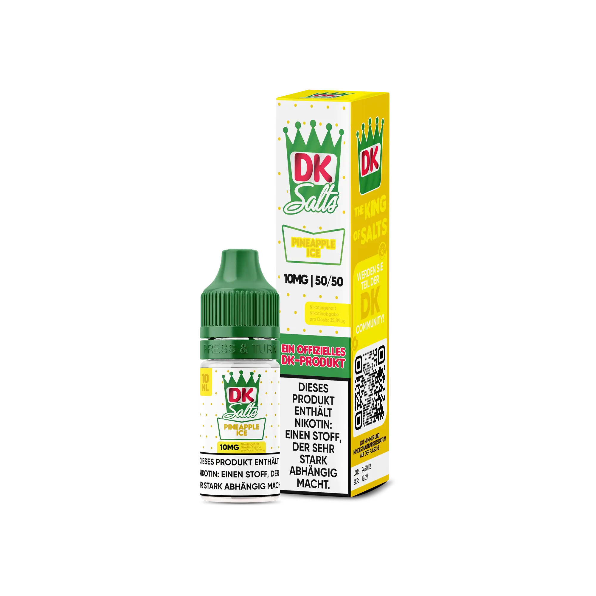 DK Salts Pineapple Ice 10 ml Nikotinsalz Liquid
