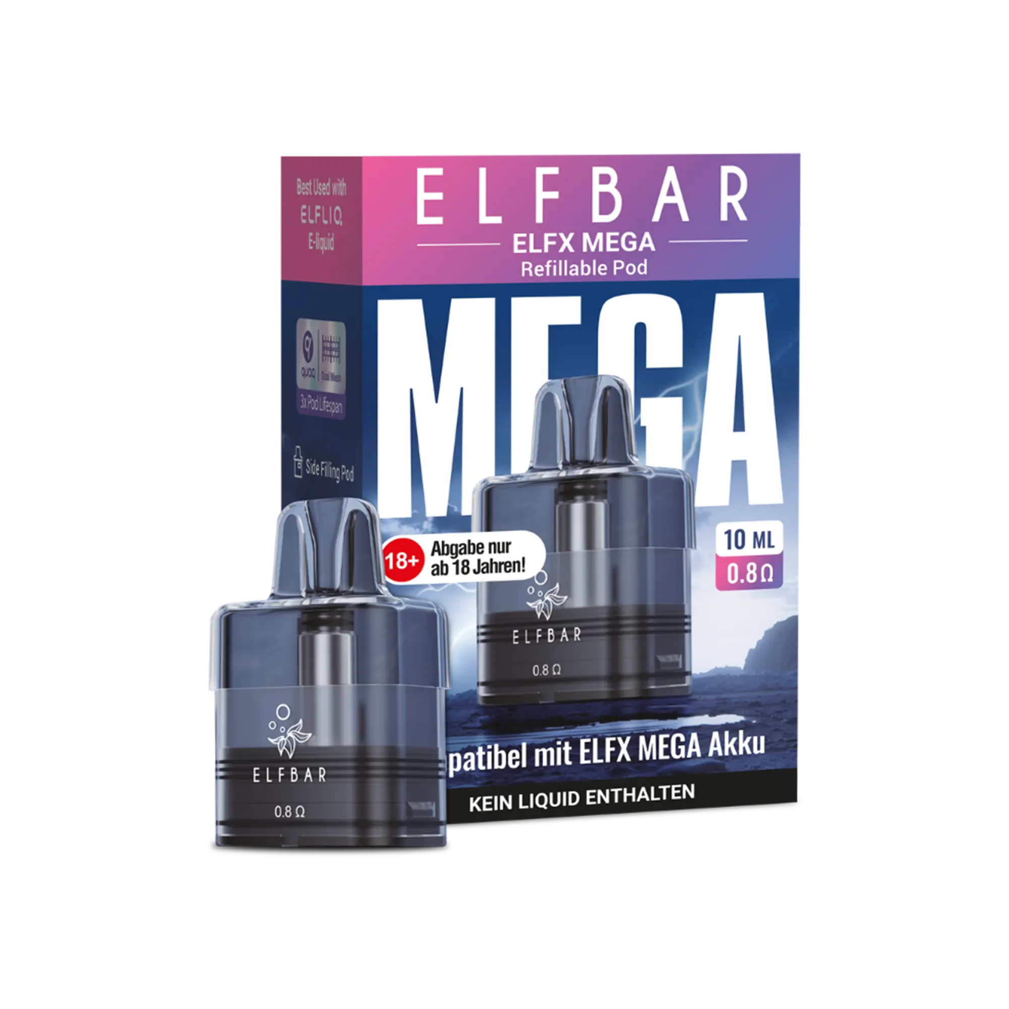 Elfbar Elfx Mega Ersatzpod - 5 ml & 10 ml