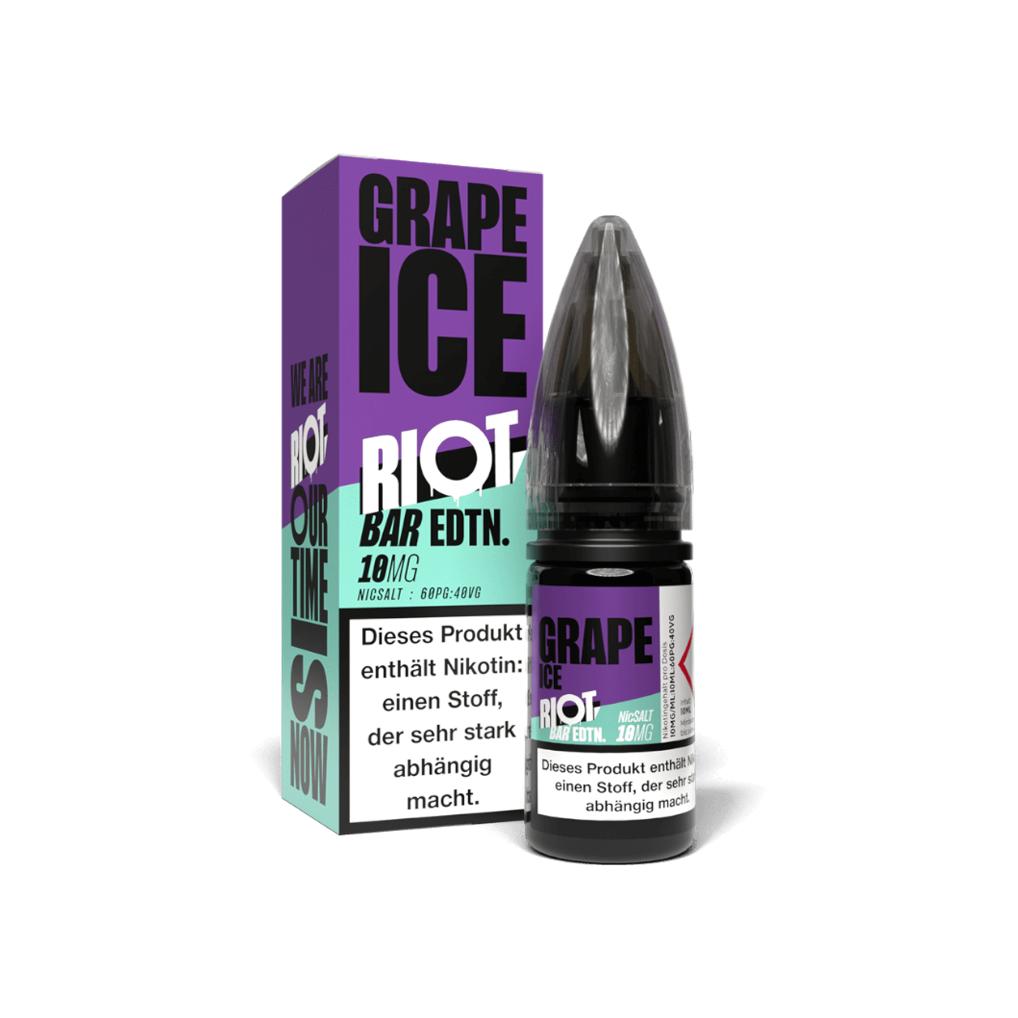 Riot Squad Bar Edtn Grape Ice 10 ml NicSalt Liquid