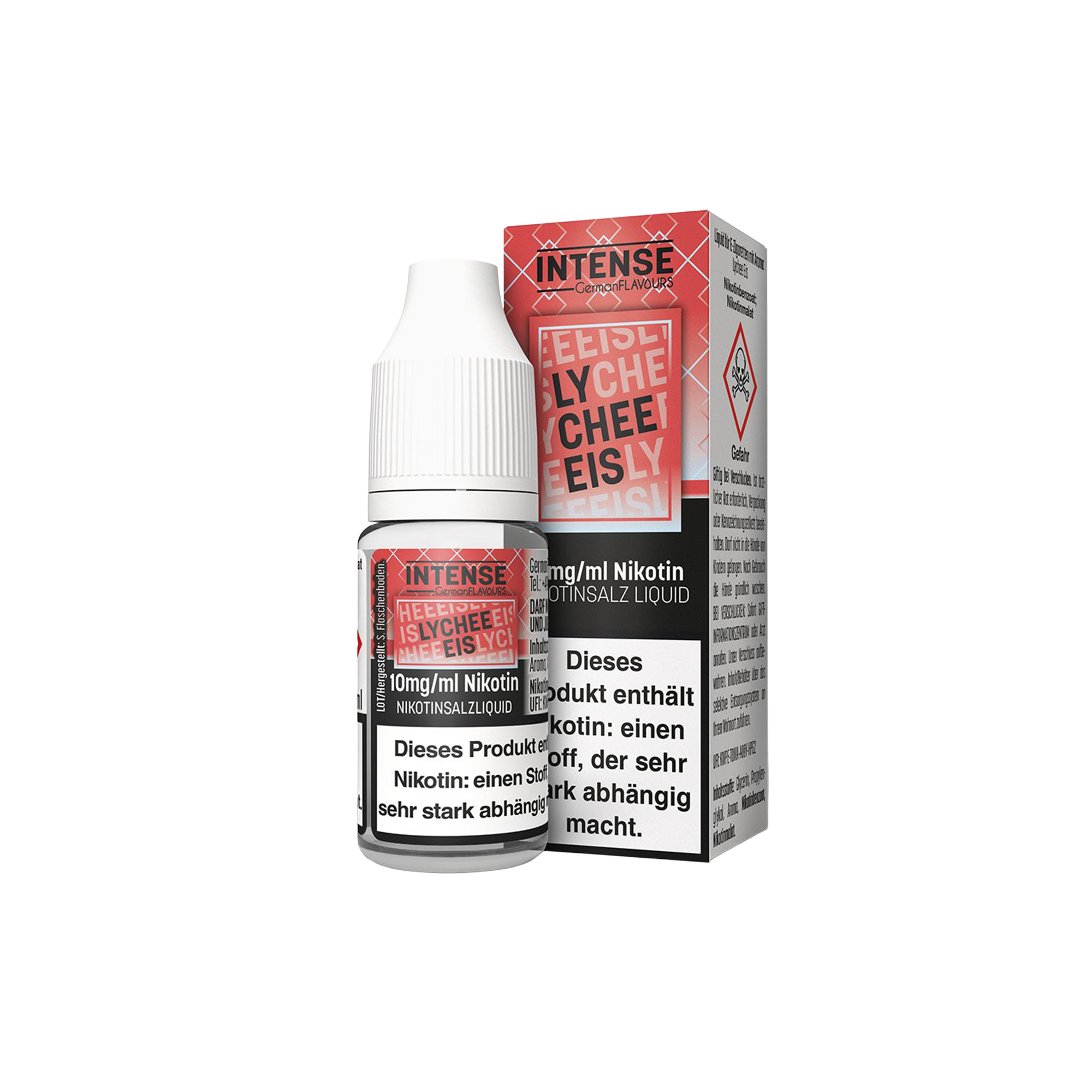 Intense Lychee Ice 10 ml Nikotinsalz Liquid